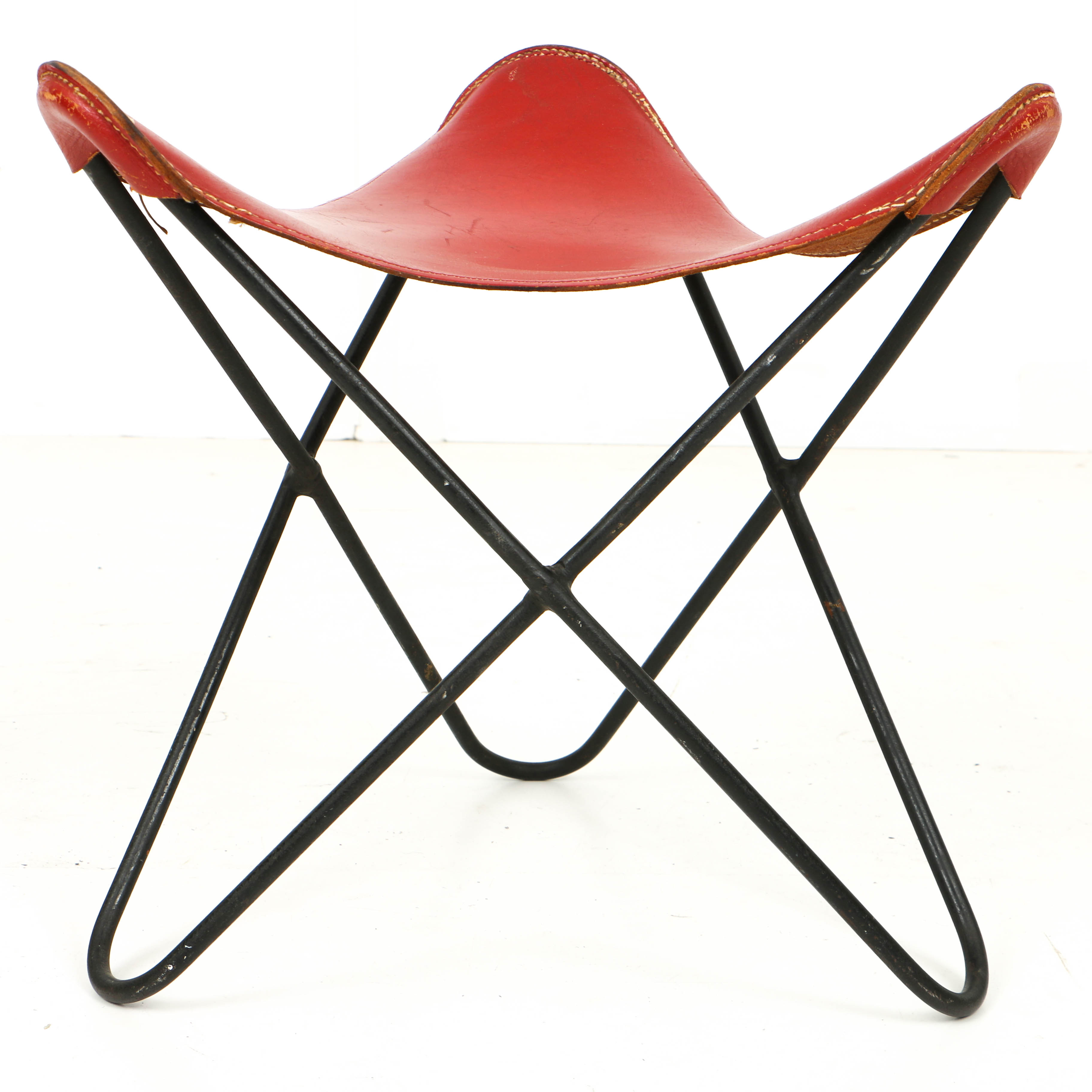 Vintage "Butterfly" Sling Stool after Jorge Ferrari-Hardoy