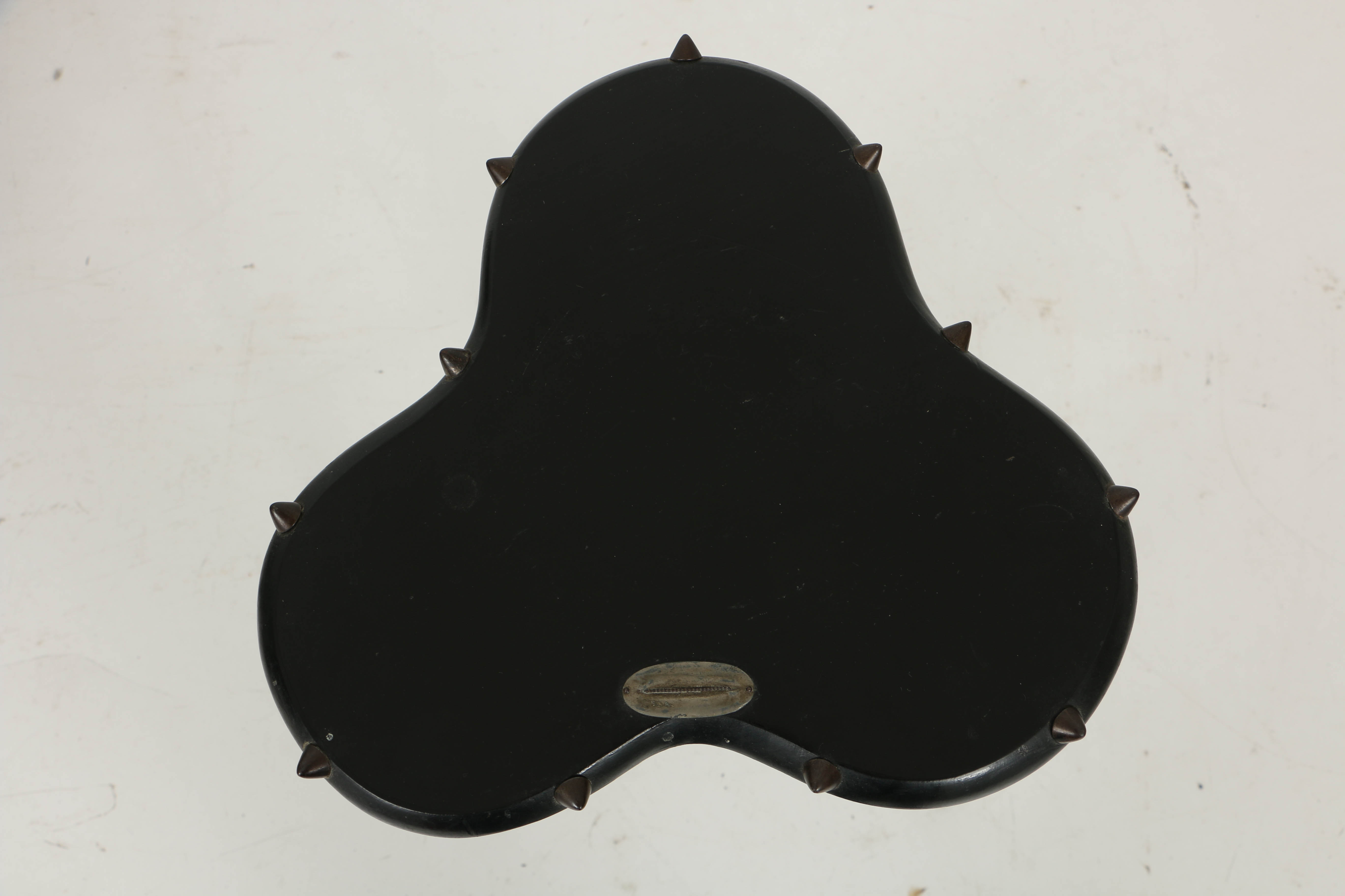 Antique Victorian Aesthetic Movement Faux-Bamboo Corner Chair and Trefoil Stand