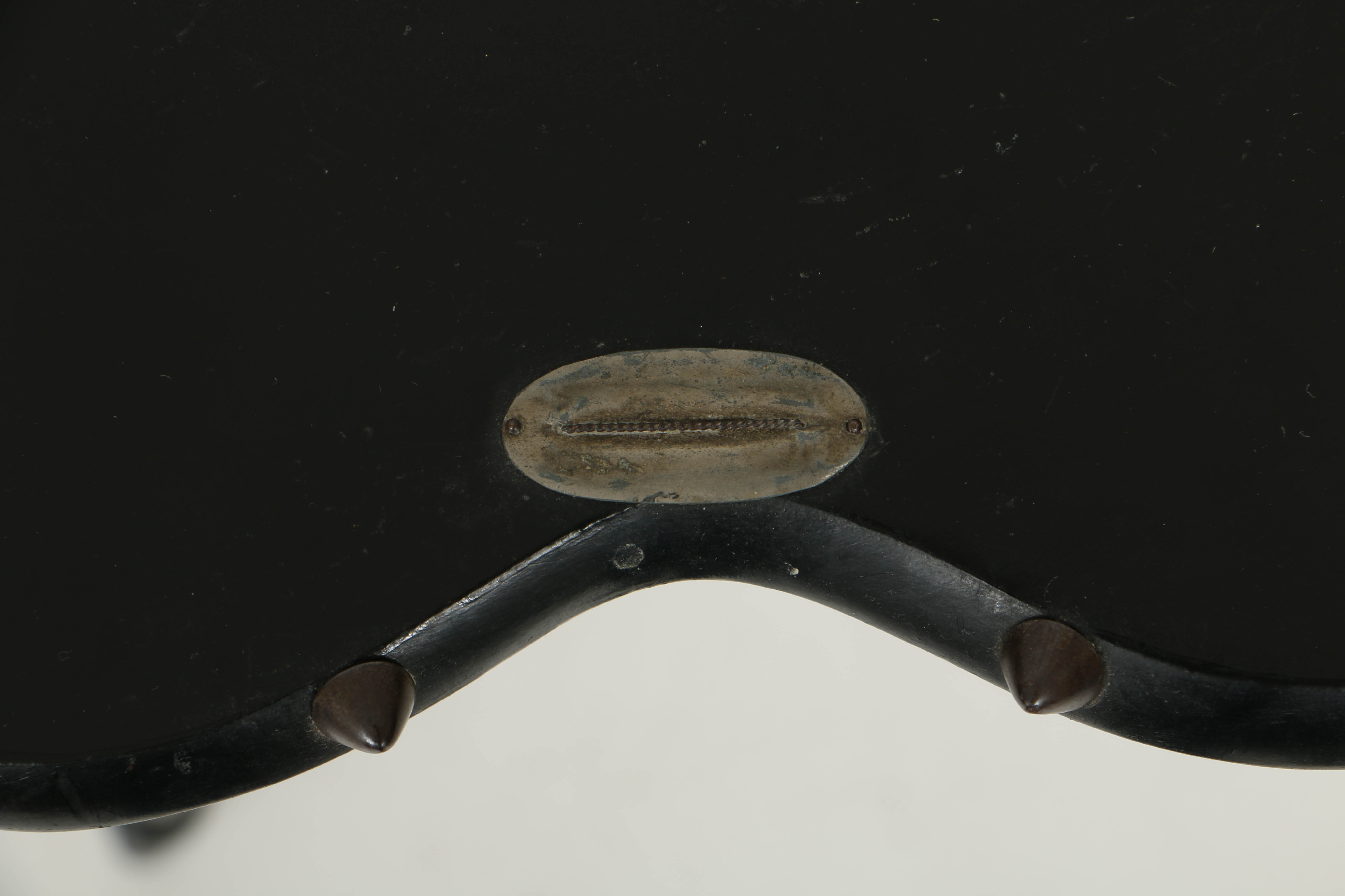 Antique Victorian Aesthetic Movement Faux-Bamboo Corner Chair and Trefoil Stand