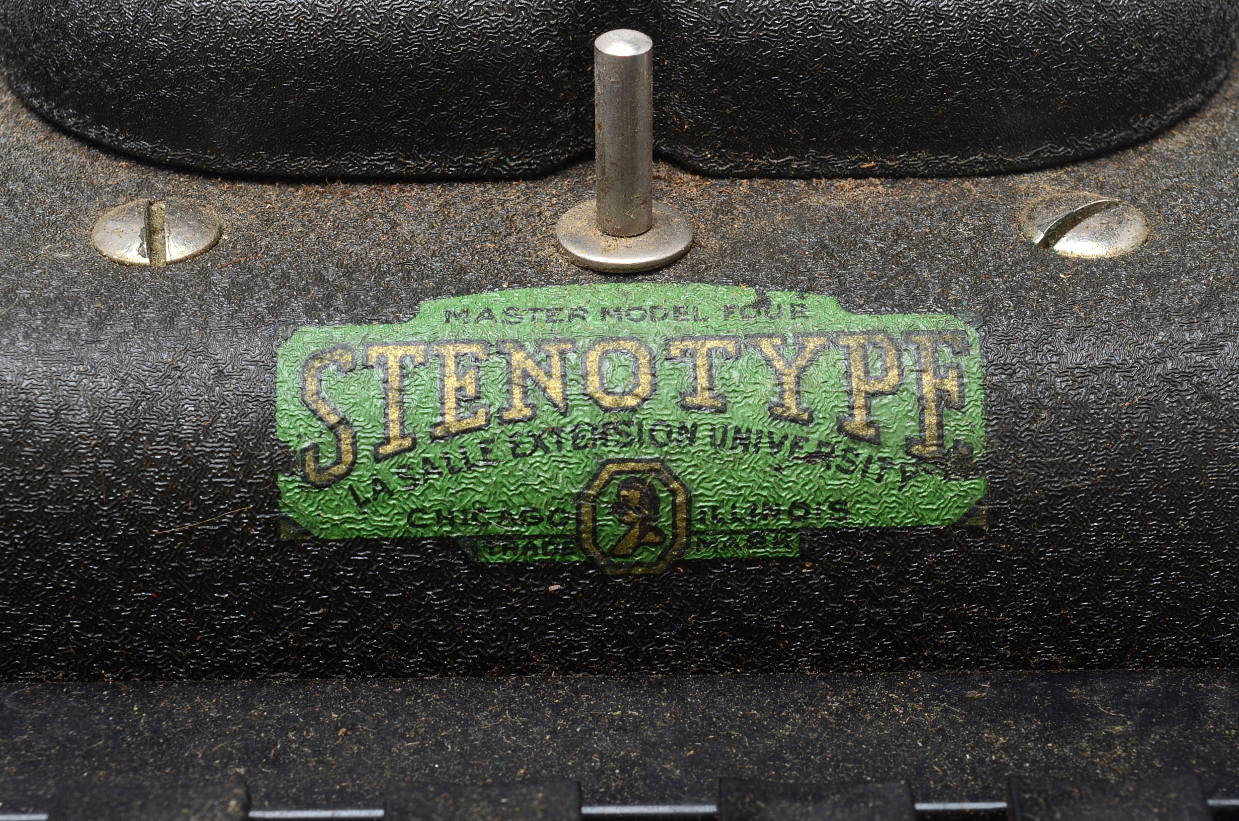 Vintage Stenotype Machine with Case