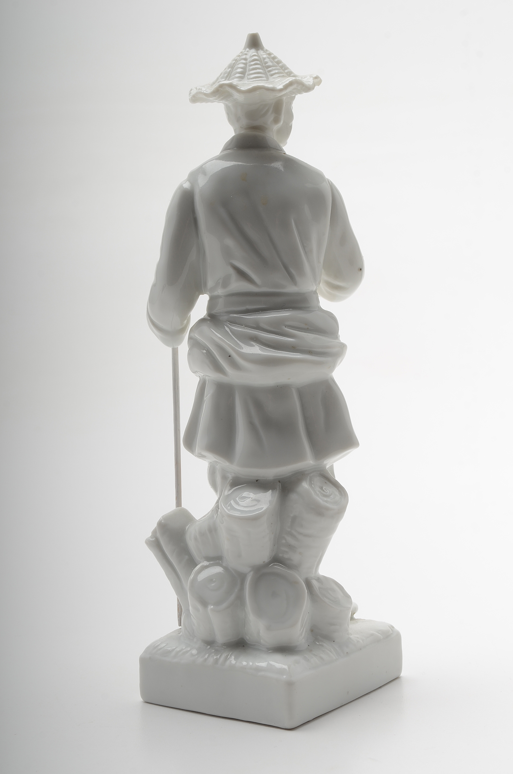 Four "Fitz and Floyd" White Porcelain Chinese Figures