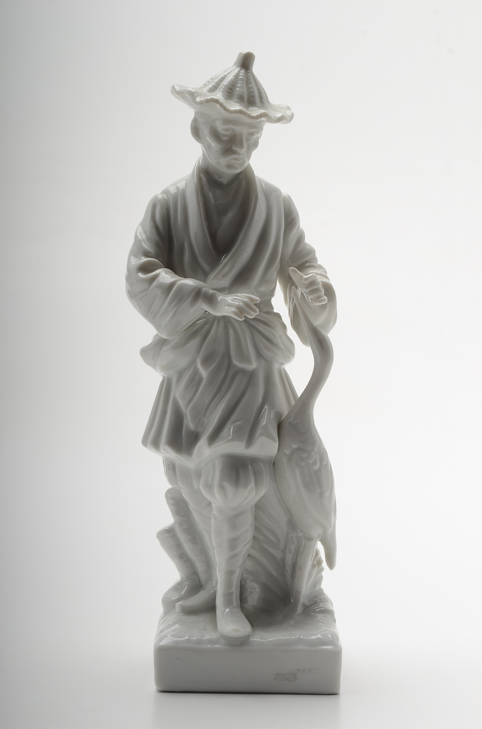 Four "Fitz and Floyd" White Porcelain Chinese Figures