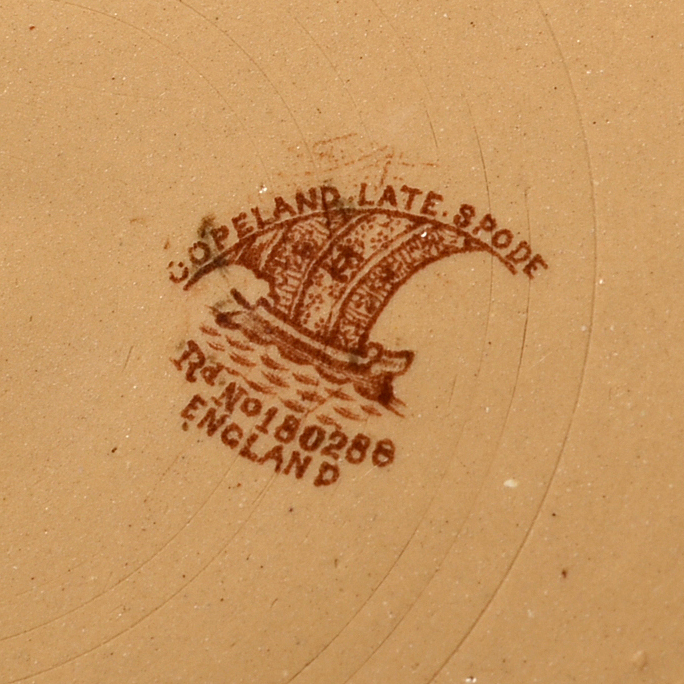 Antique Copeland Late Spode "Dancing Hours" Bowl