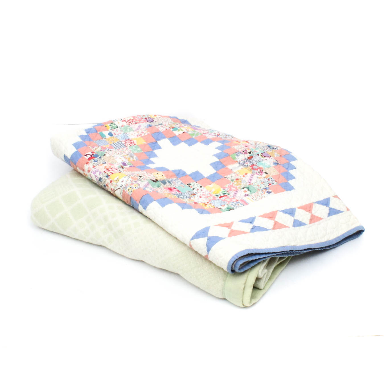 Vintage Esmond Blanket and Handmade Quilt