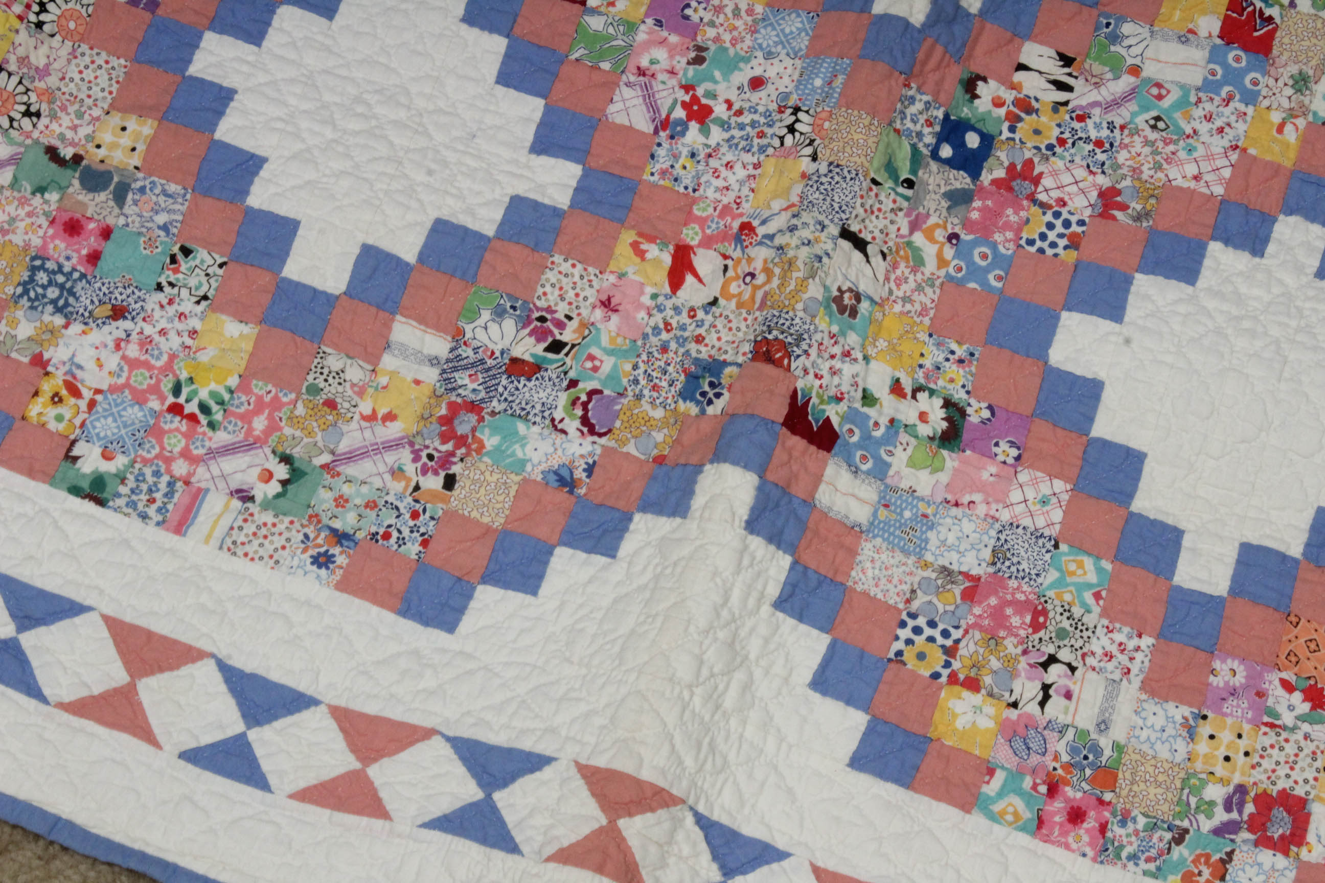 Vintage Esmond Blanket and Handmade Quilt