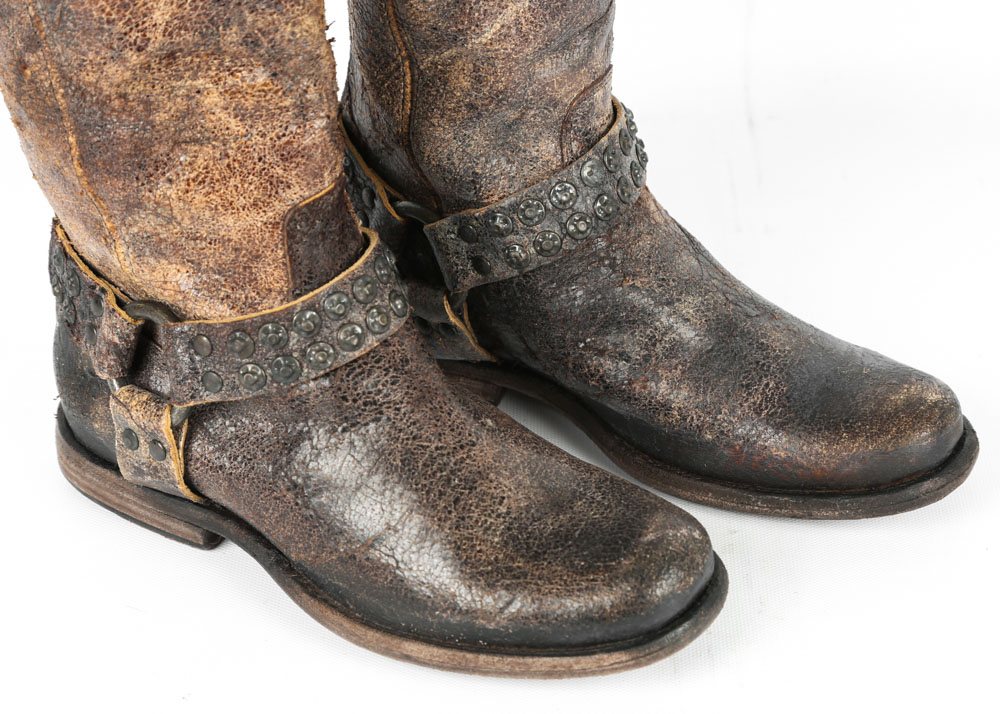 Frye Phillip Studded Harness Riding Boots
