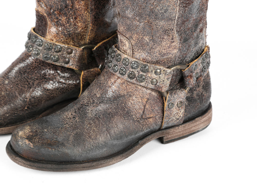 Frye Phillip Studded Harness Riding Boots