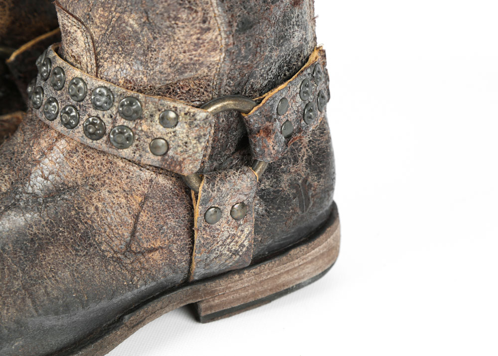 Frye Phillip Studded Harness Riding Boots