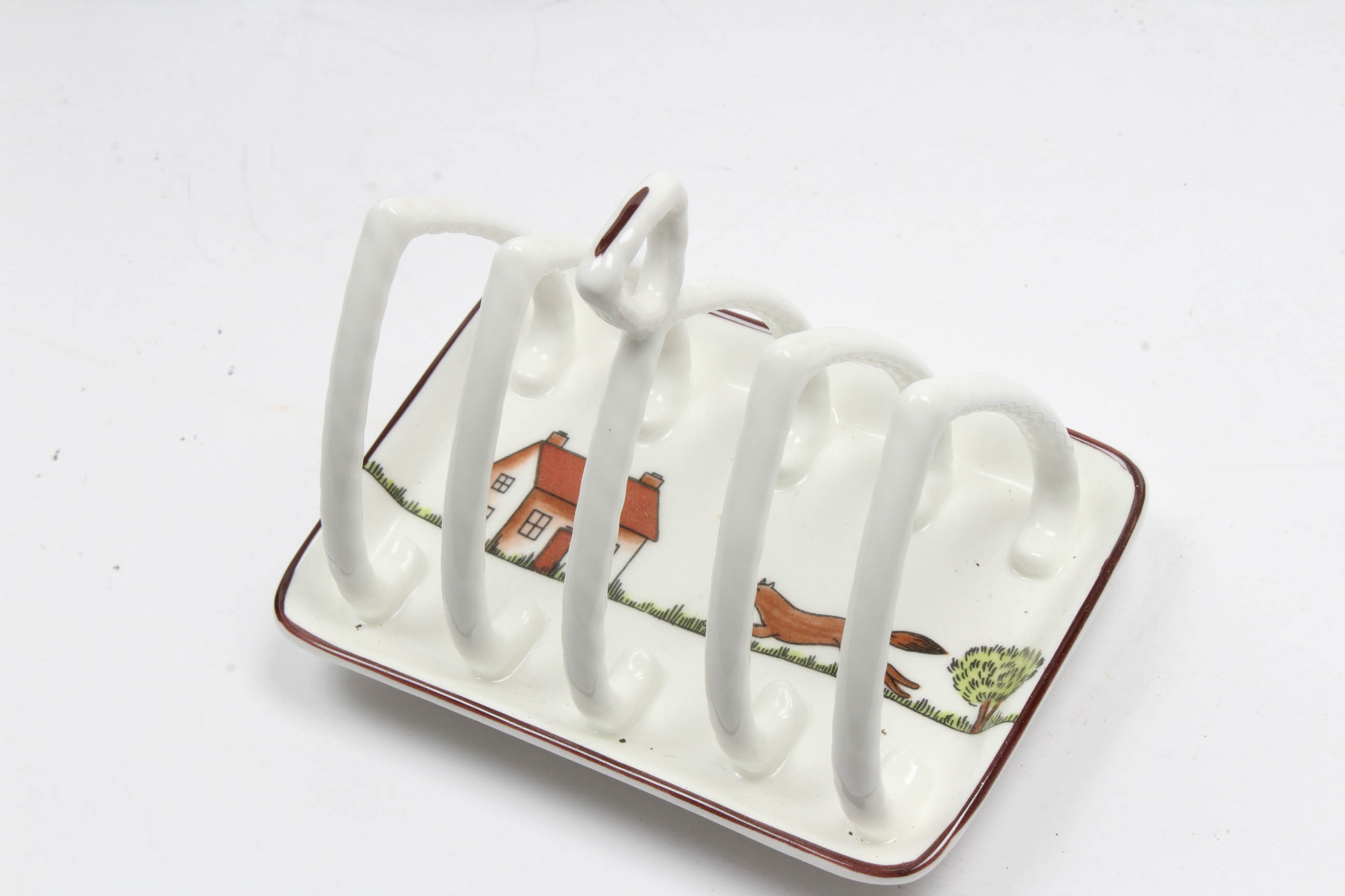 Crown Staffordshire "Hunting Scene" Porcelain Tableware