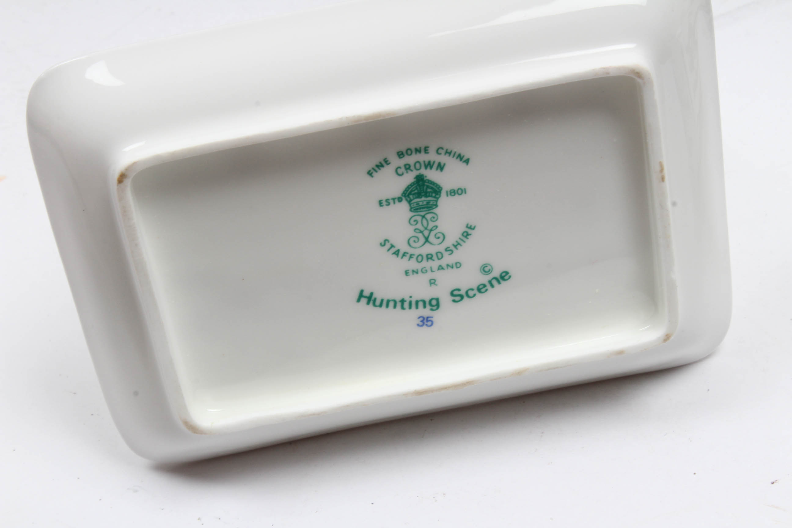 Crown Staffordshire "Hunting Scene" Porcelain Tableware