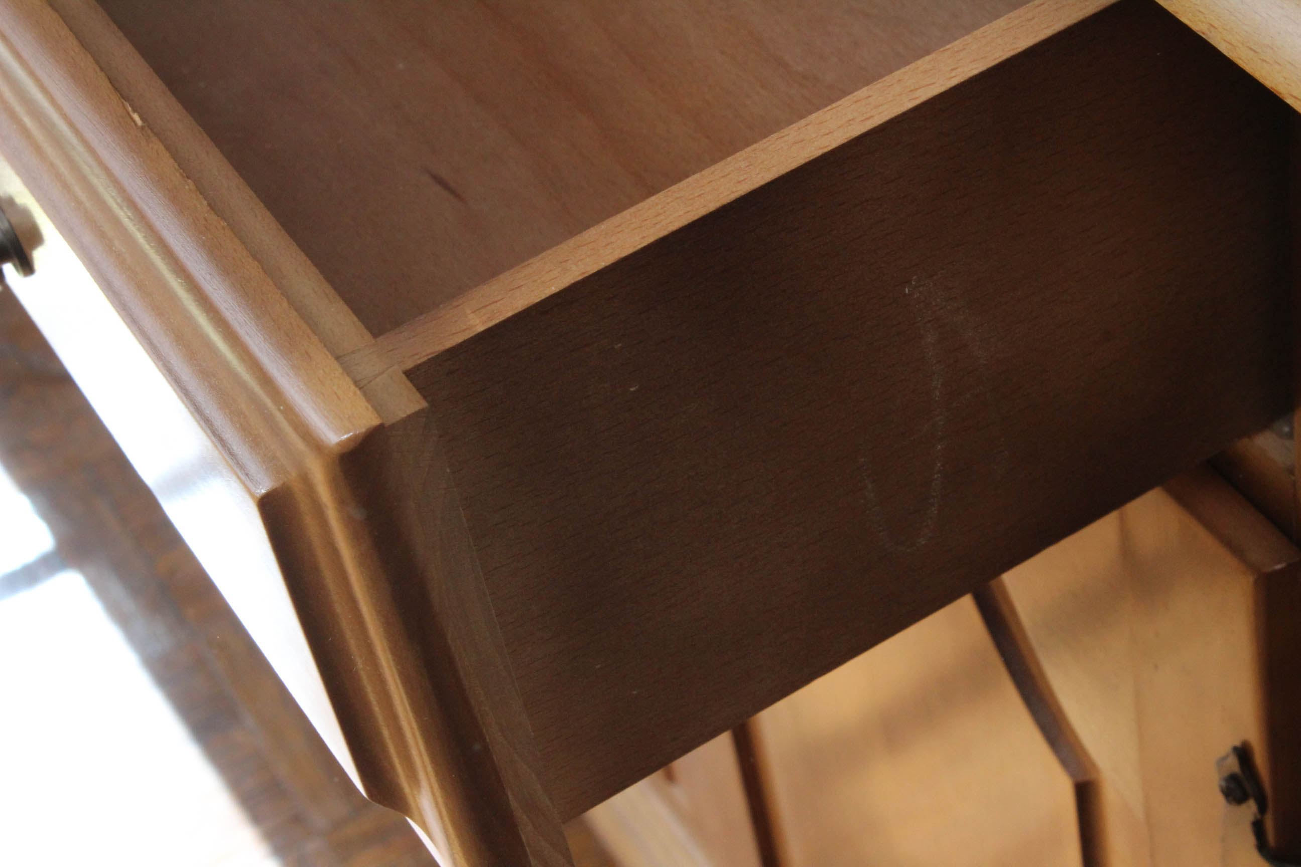 Vintage Maple Wood Hutch