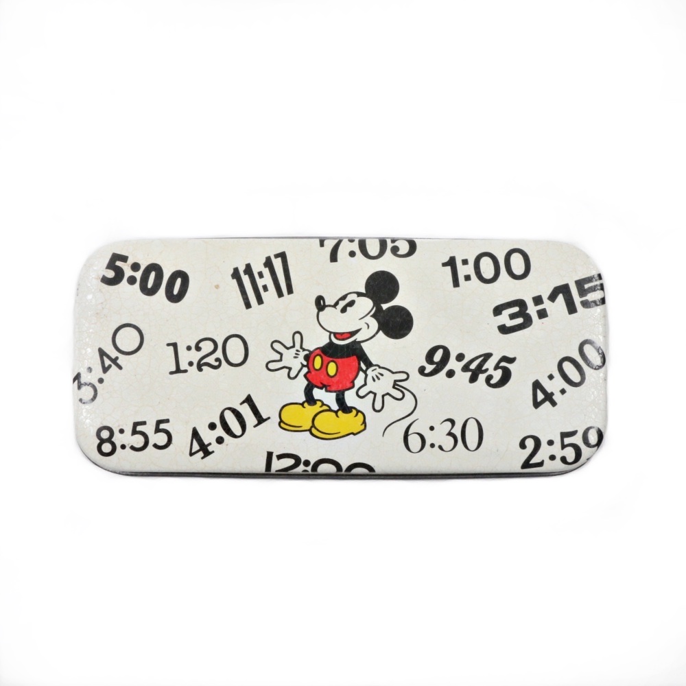 Mickey Mouse Tin Watch Case