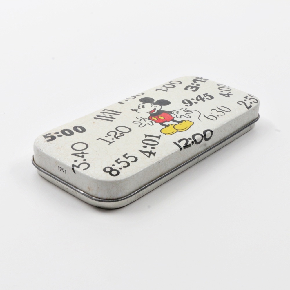 Mickey Mouse Tin Watch Case