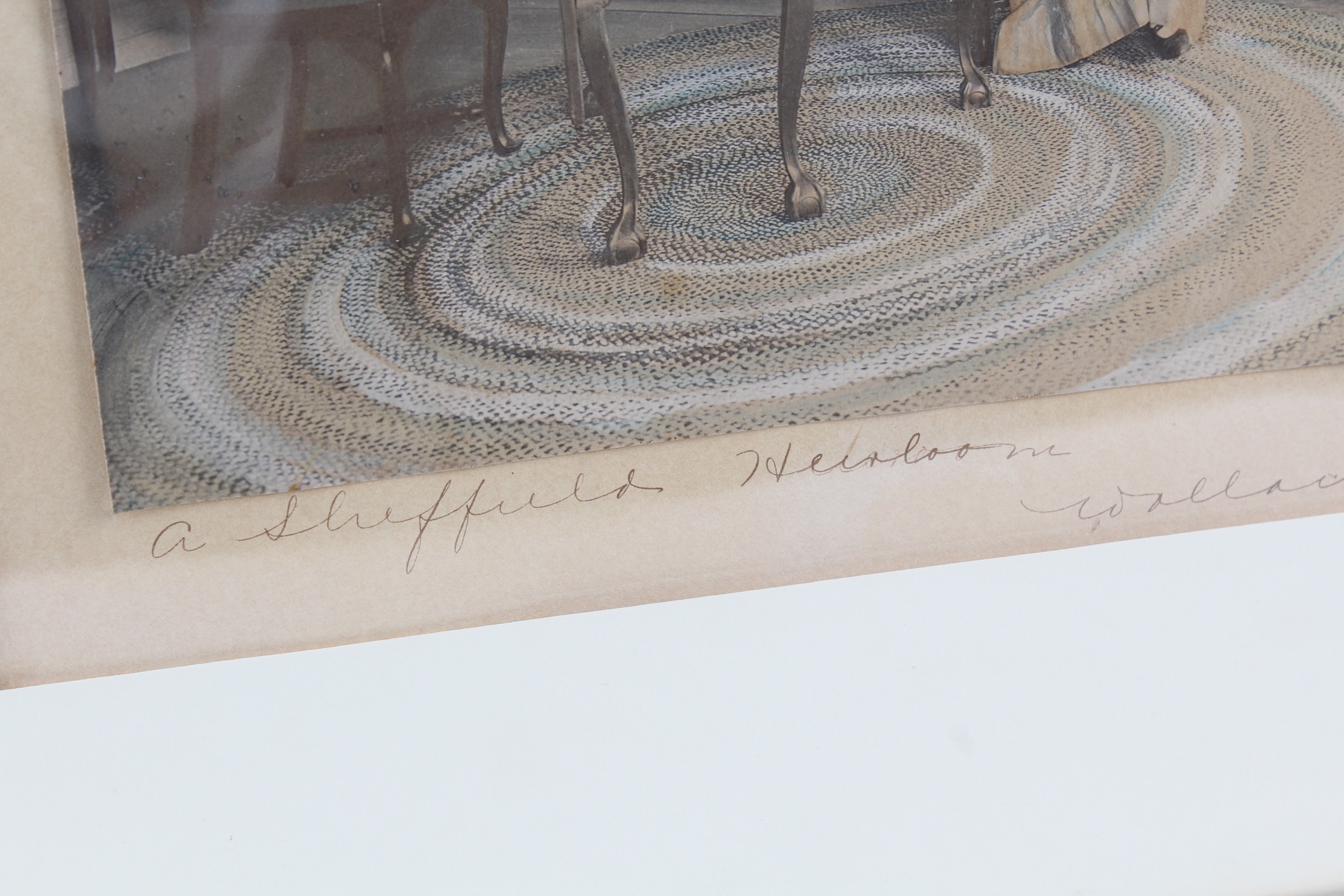 Wallace Nutting Antique Photographic Print "A Sheffield Heirloom"