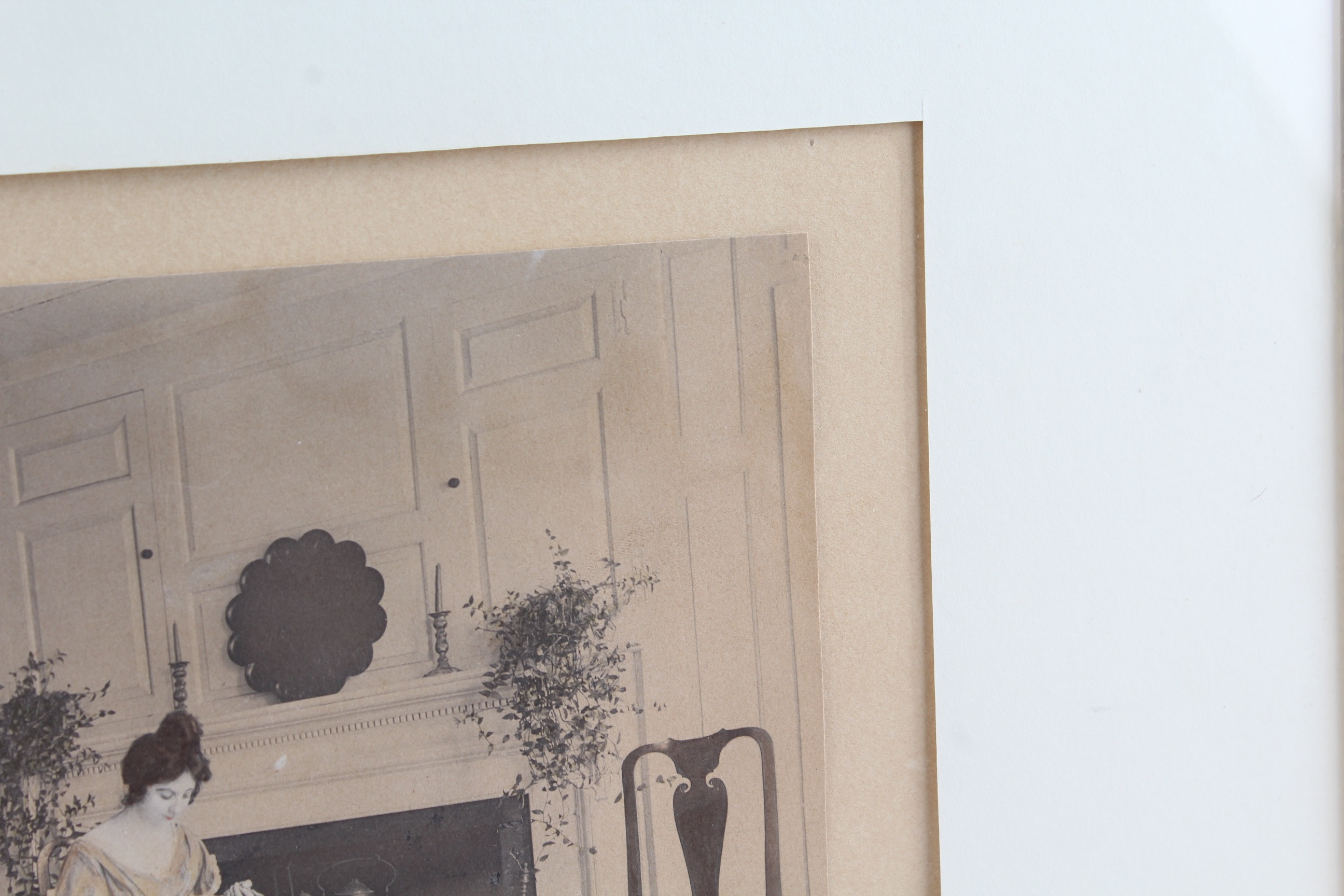 Wallace Nutting Antique Photographic Print "A Sheffield Heirloom"