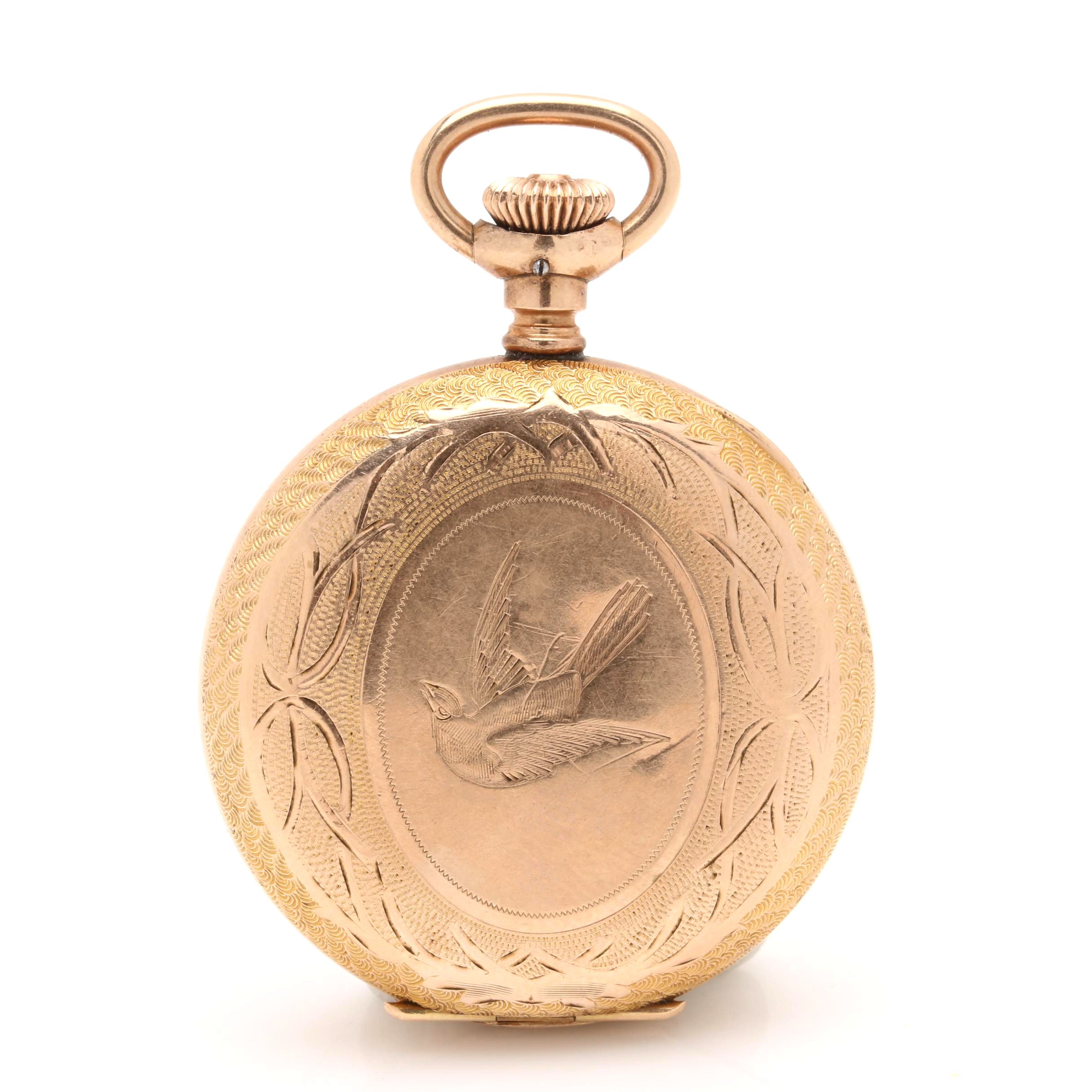 Antique Gold Filled Hampden Pocket Watch