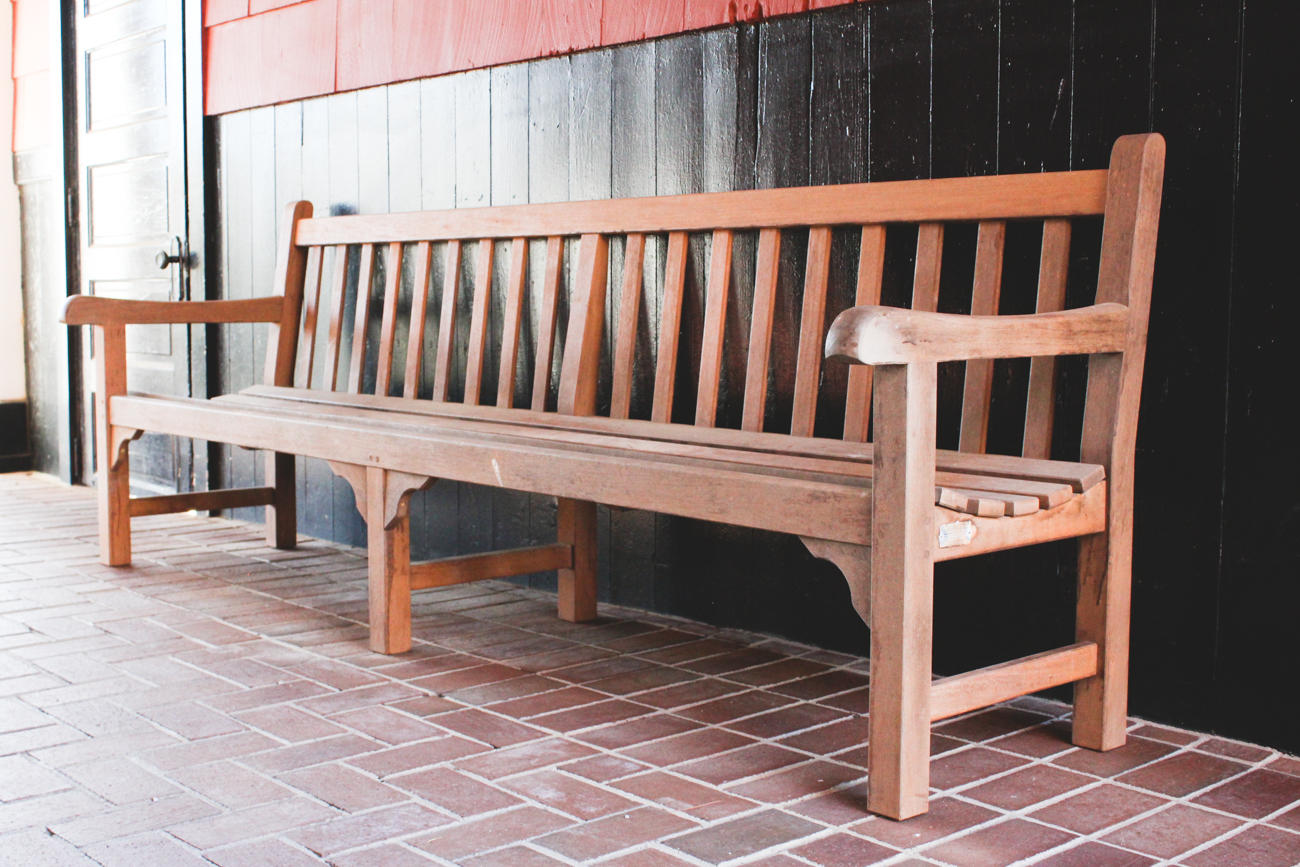 Extra-Long Teak Garden Bench by Country Casual