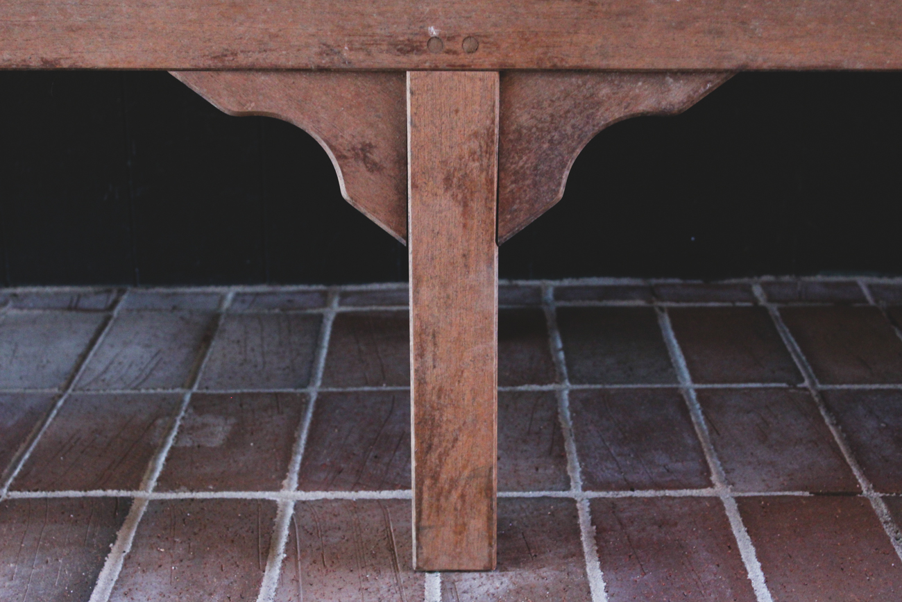 Extra-Long Teak Garden Bench by Country Casual