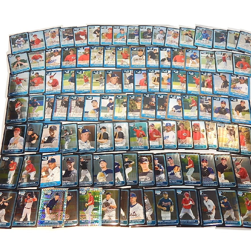 2006 Bowman and Bowman Chrome Rookie Baseball Card Collection