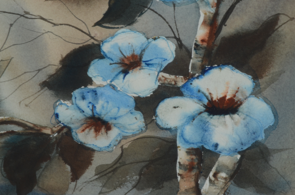 Pair of Original Watercolor Paintings of Birds