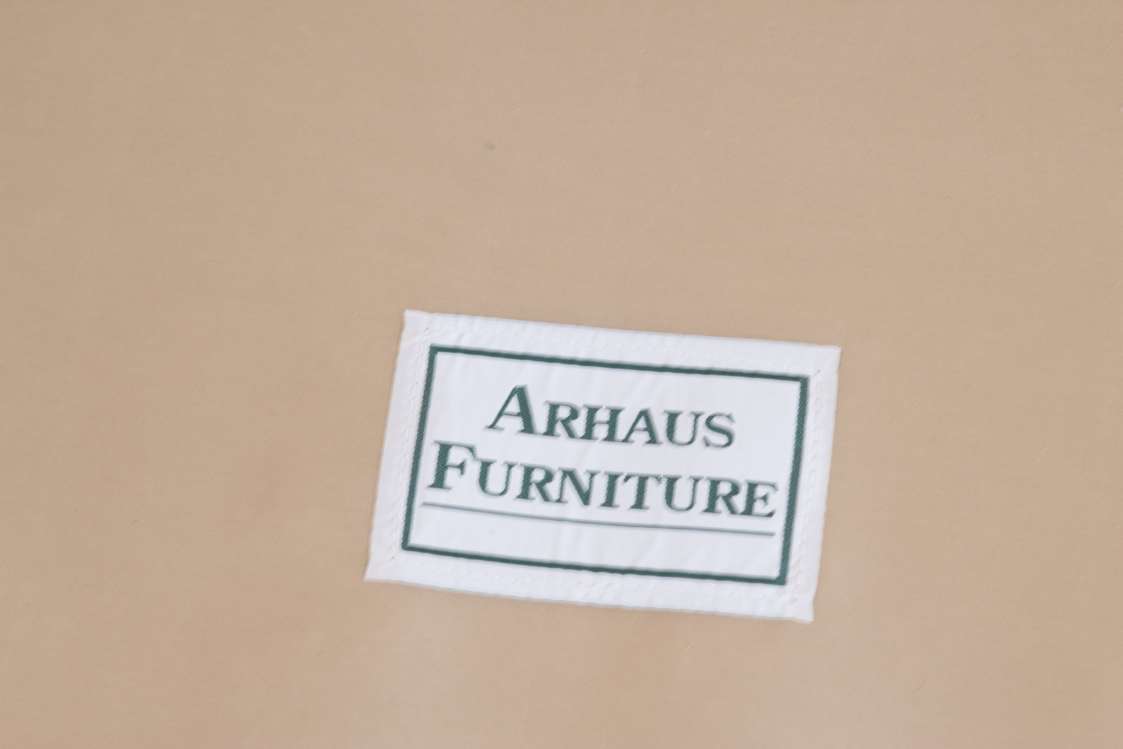 Upholstered Arhaus Sectional Sofa with Decorative Pillows