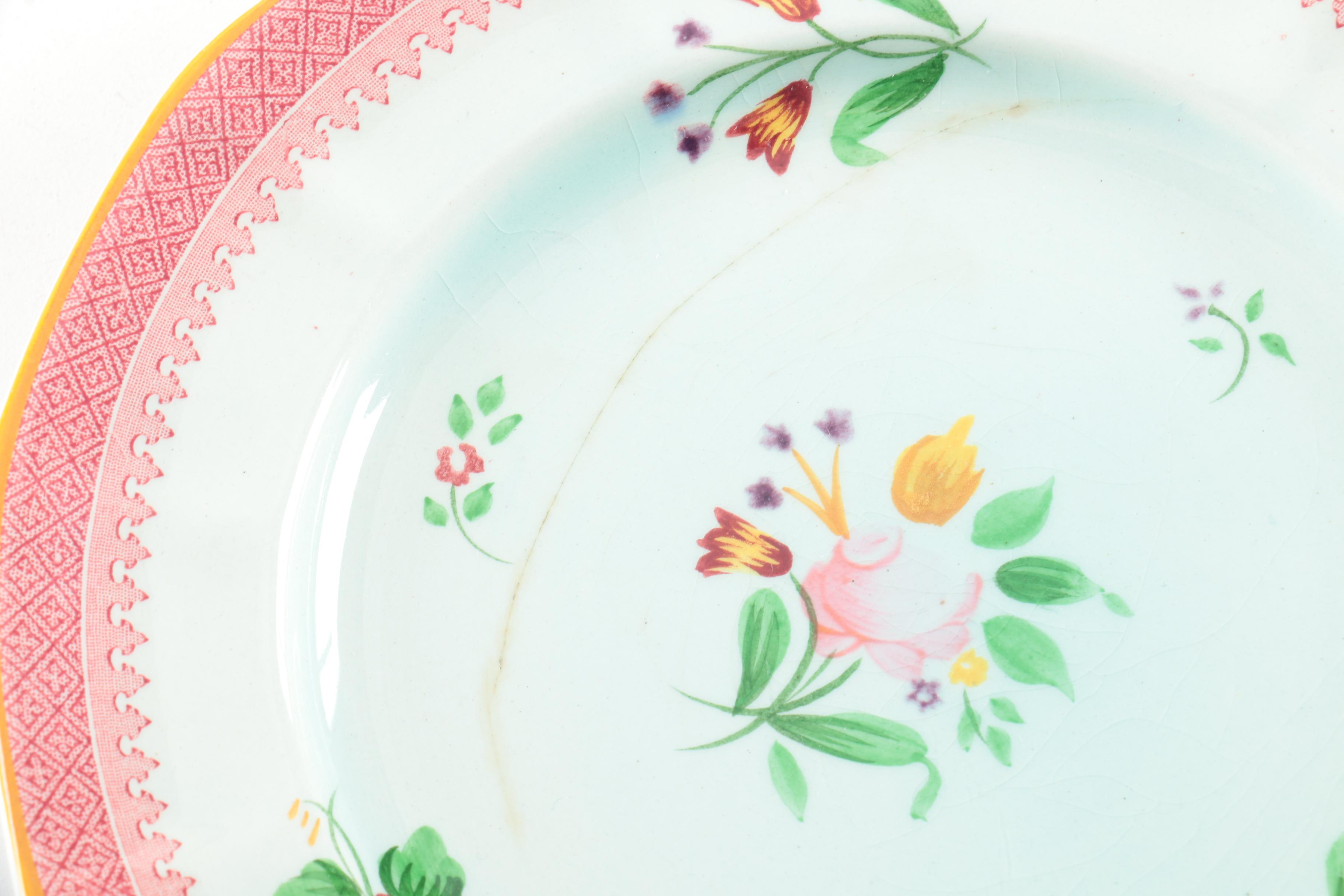 Adams Calyx Ware Hand Painted Tableware