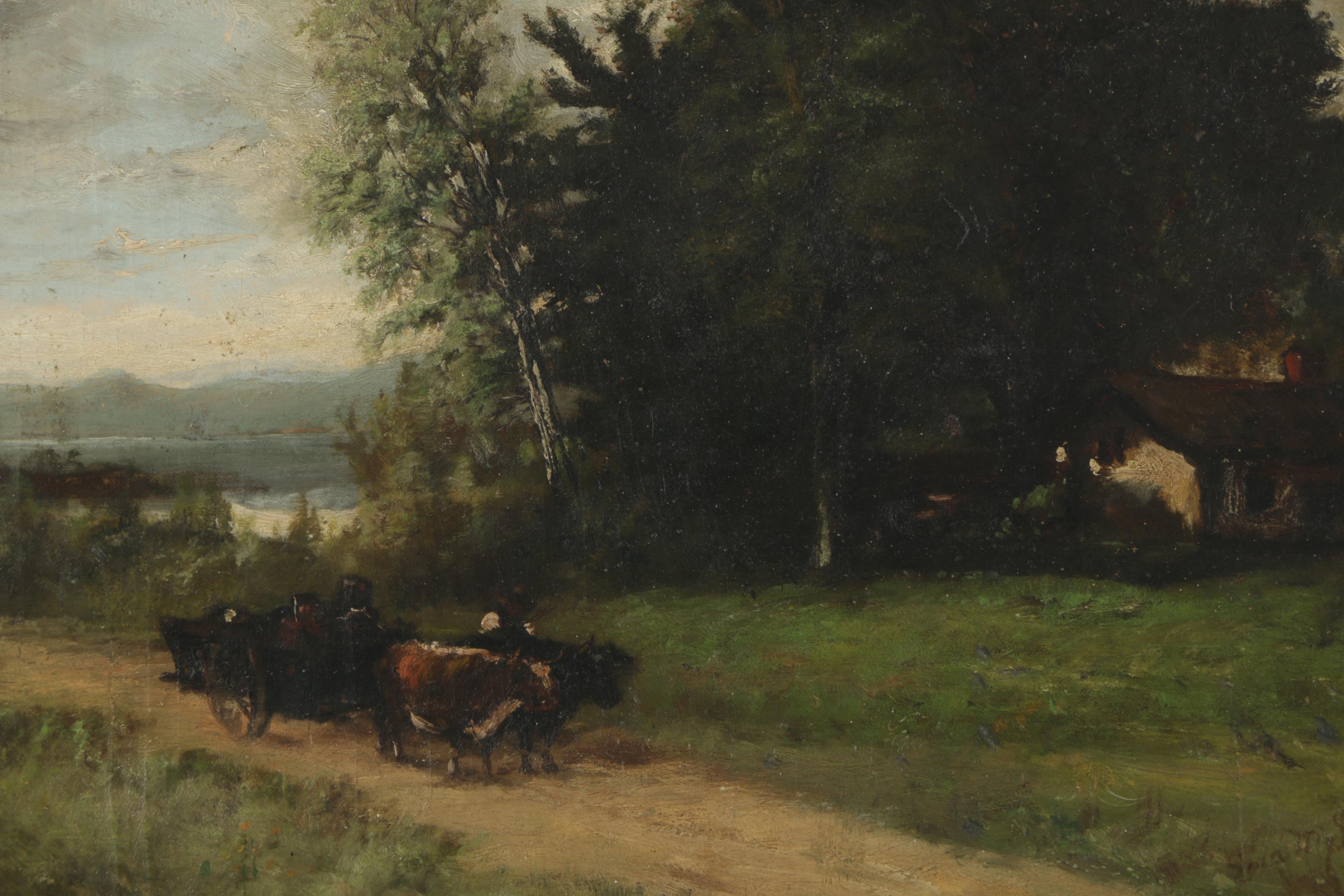 Lola M. Spencer Landscape Oil Painting