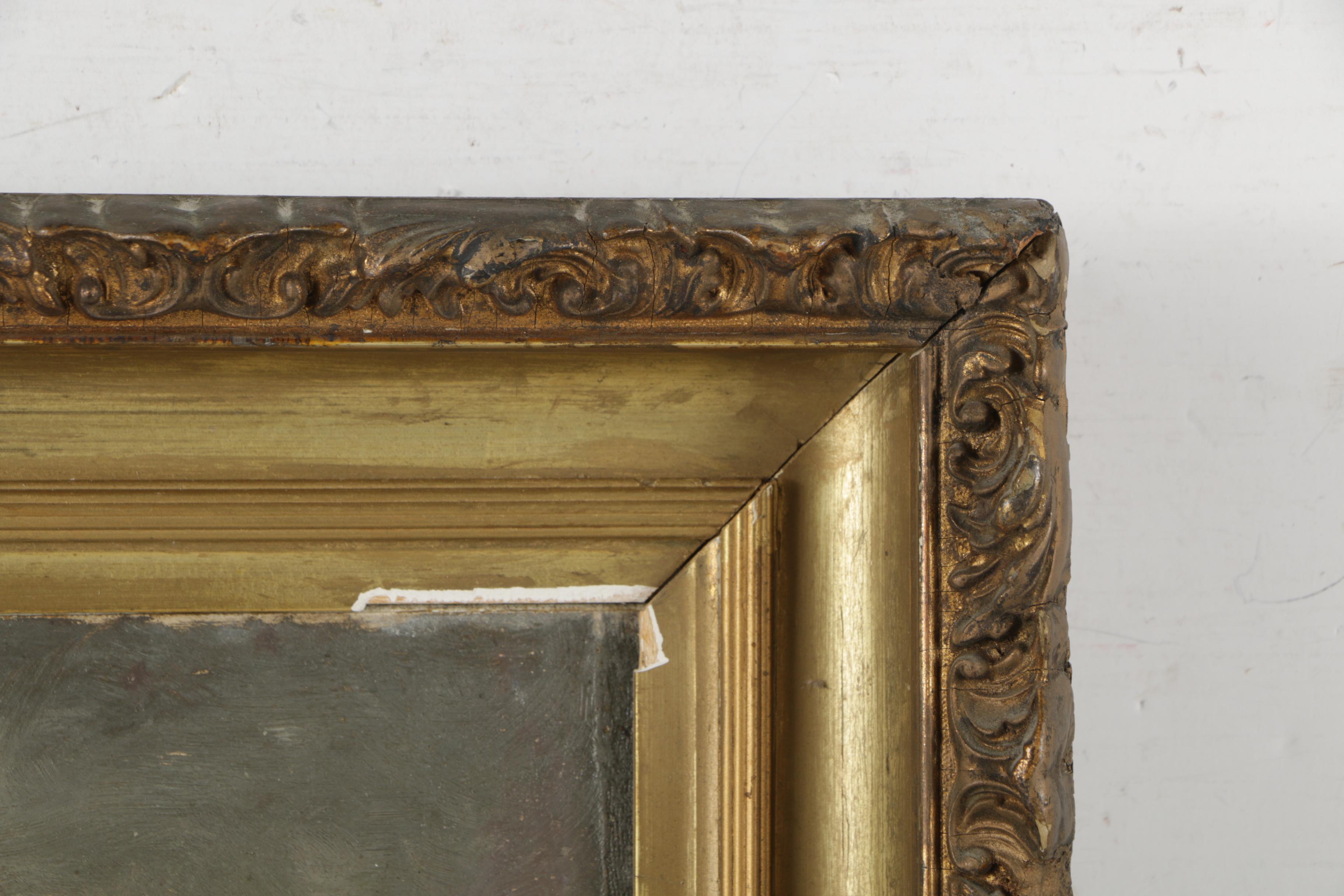 Lola M. Spencer Landscape Oil Painting