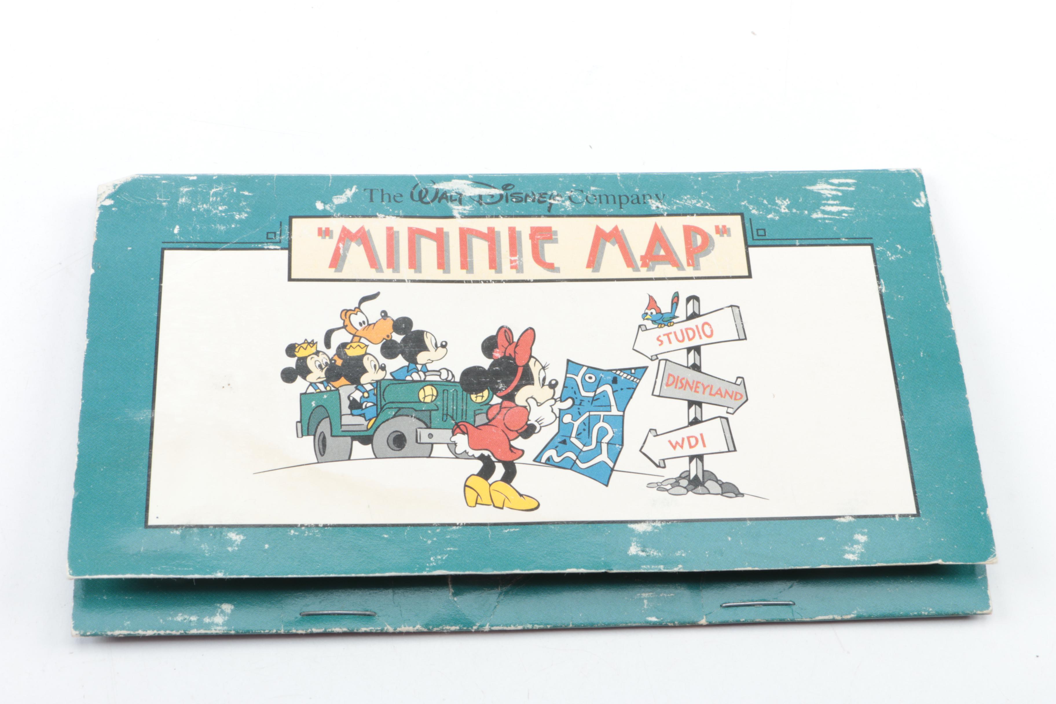 Disney Frequent Freeway Flyer "Minnie Map" of Southern California