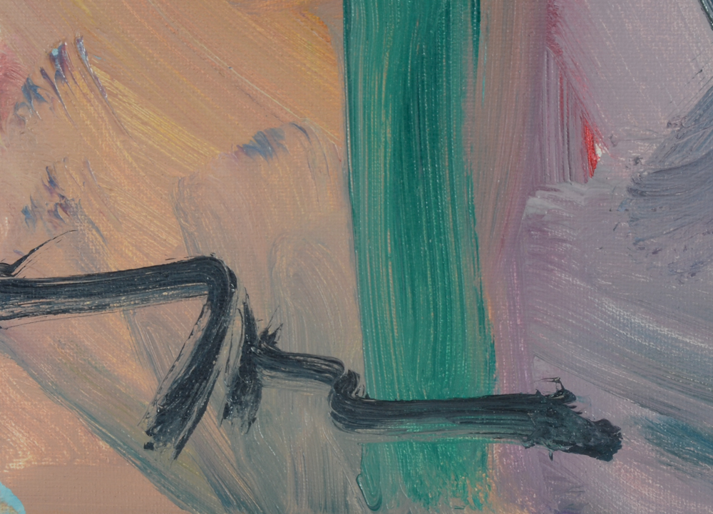 Jose Trujillo Original Oil Painting on Canvas "The Feather"