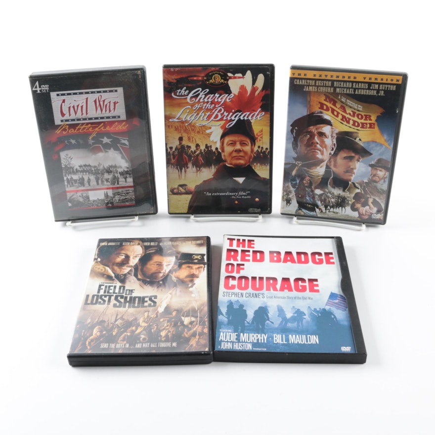 Collection of Five War Themed DVDs