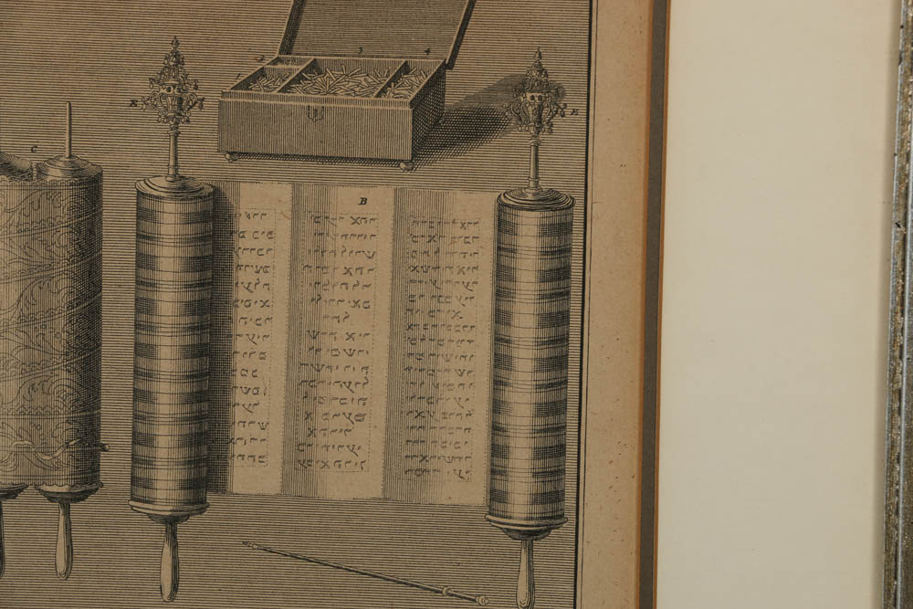 Restrike Etching after Bernard Picart "Instruments Made Use...at Circumcision"