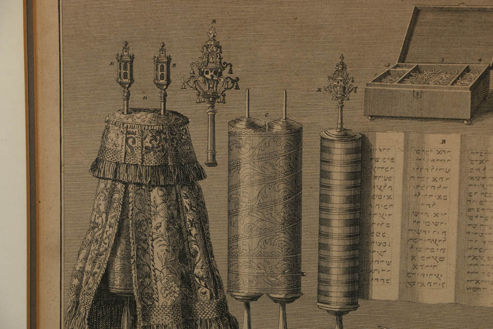 Restrike Etching after Bernard Picart "Instruments Made Use...at Circumcision"