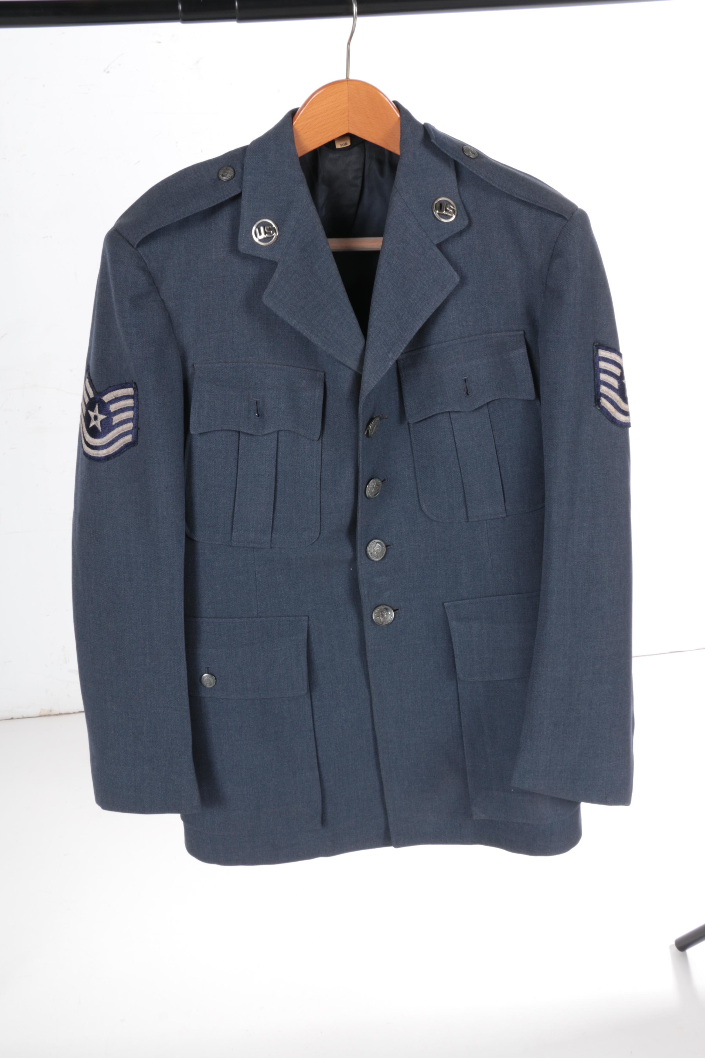 1960s US Air Force Blue 1084 Service Dress Uniform
