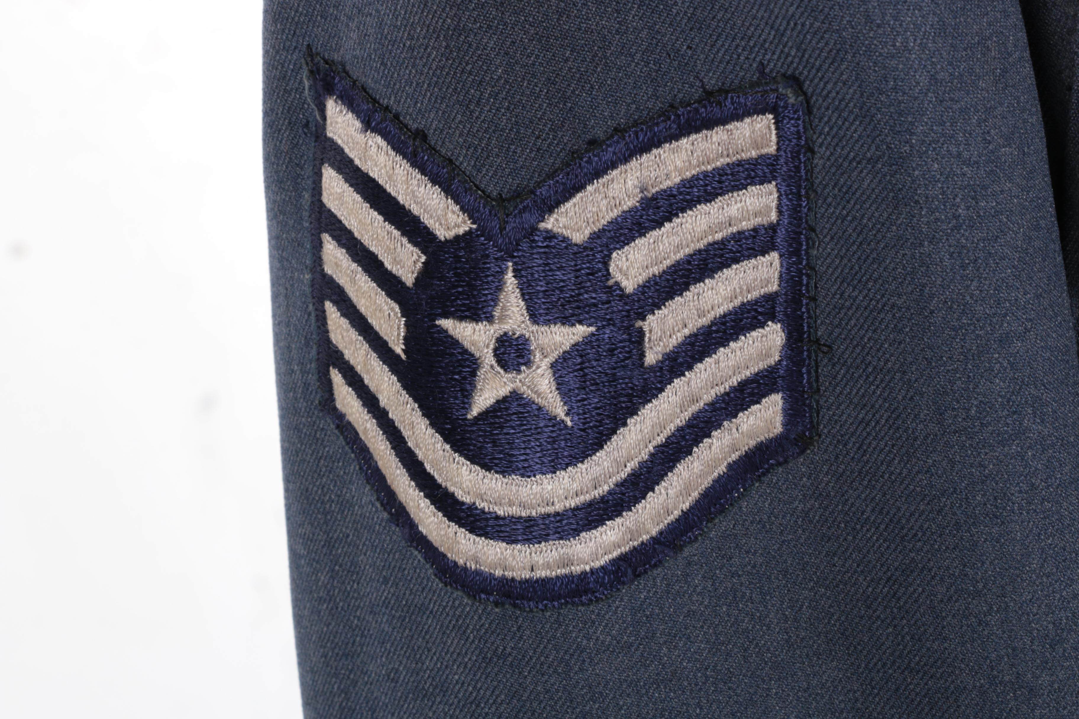 1960s US Air Force Blue 1084 Service Dress Uniform