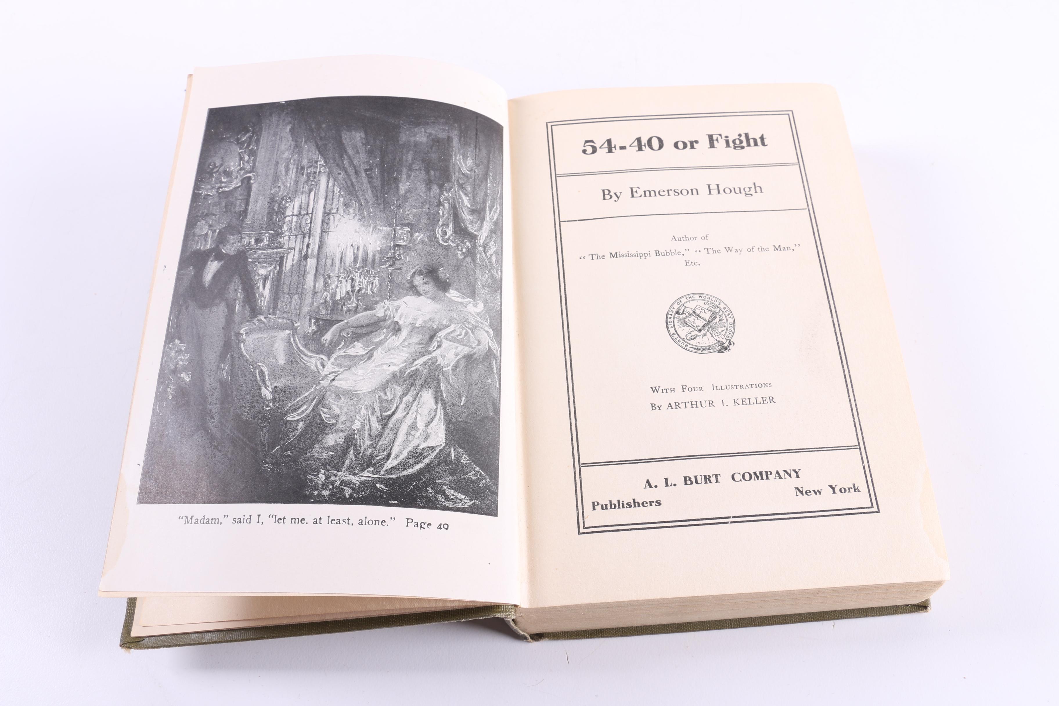 Fiction Books Including 1930 "Leaves of Grass" by Walt Whitman