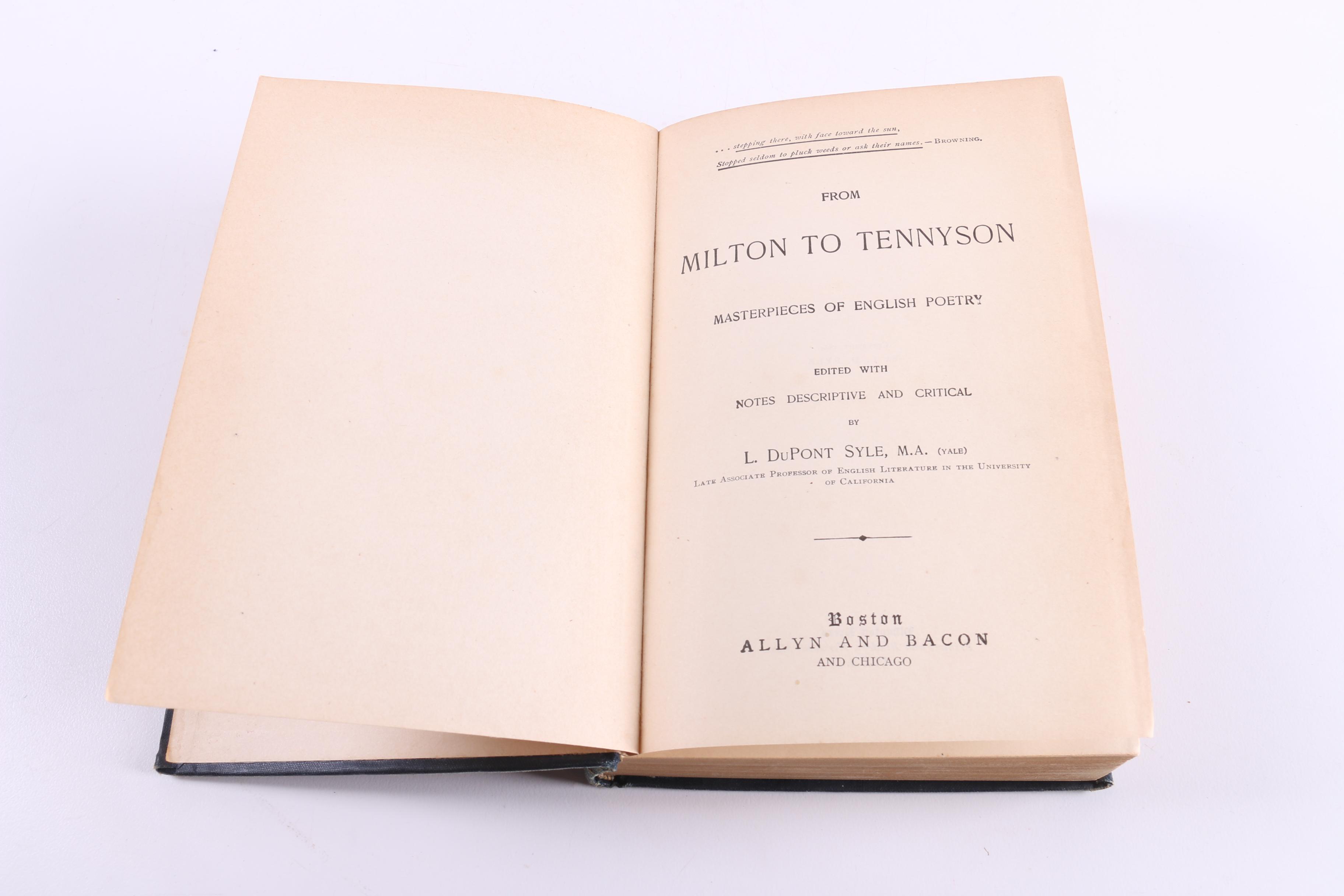 Fiction Books Including 1930 "Leaves of Grass" by Walt Whitman