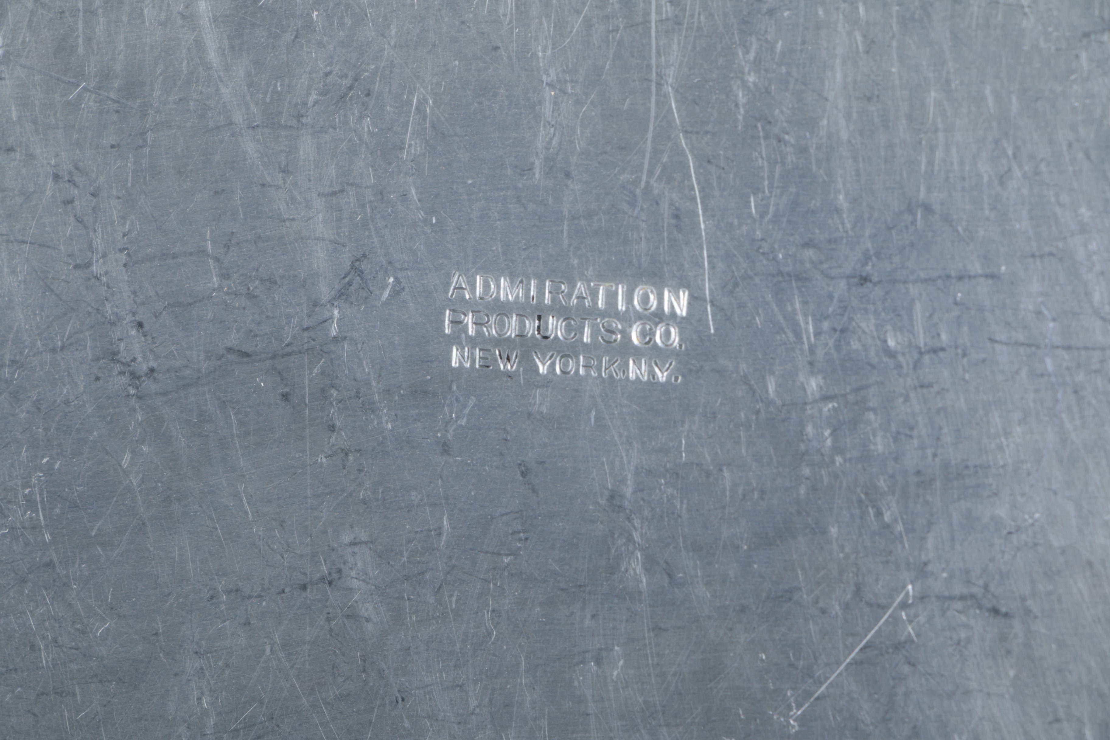 Vintage Admiration Products Aluminum Tray and Tableware