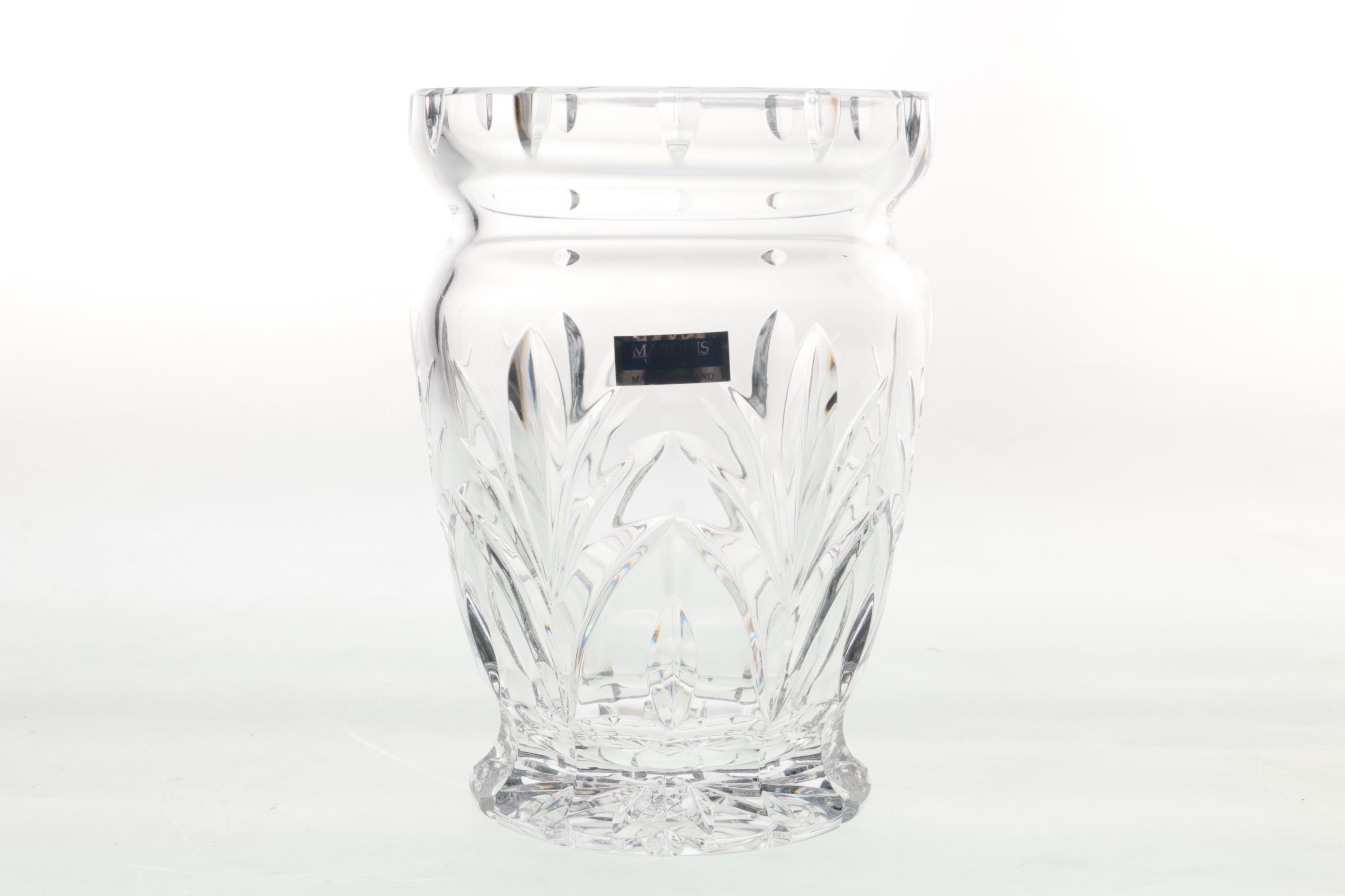 Marquis by Waterford Crystal "Canterbury" Biscuit Barrel