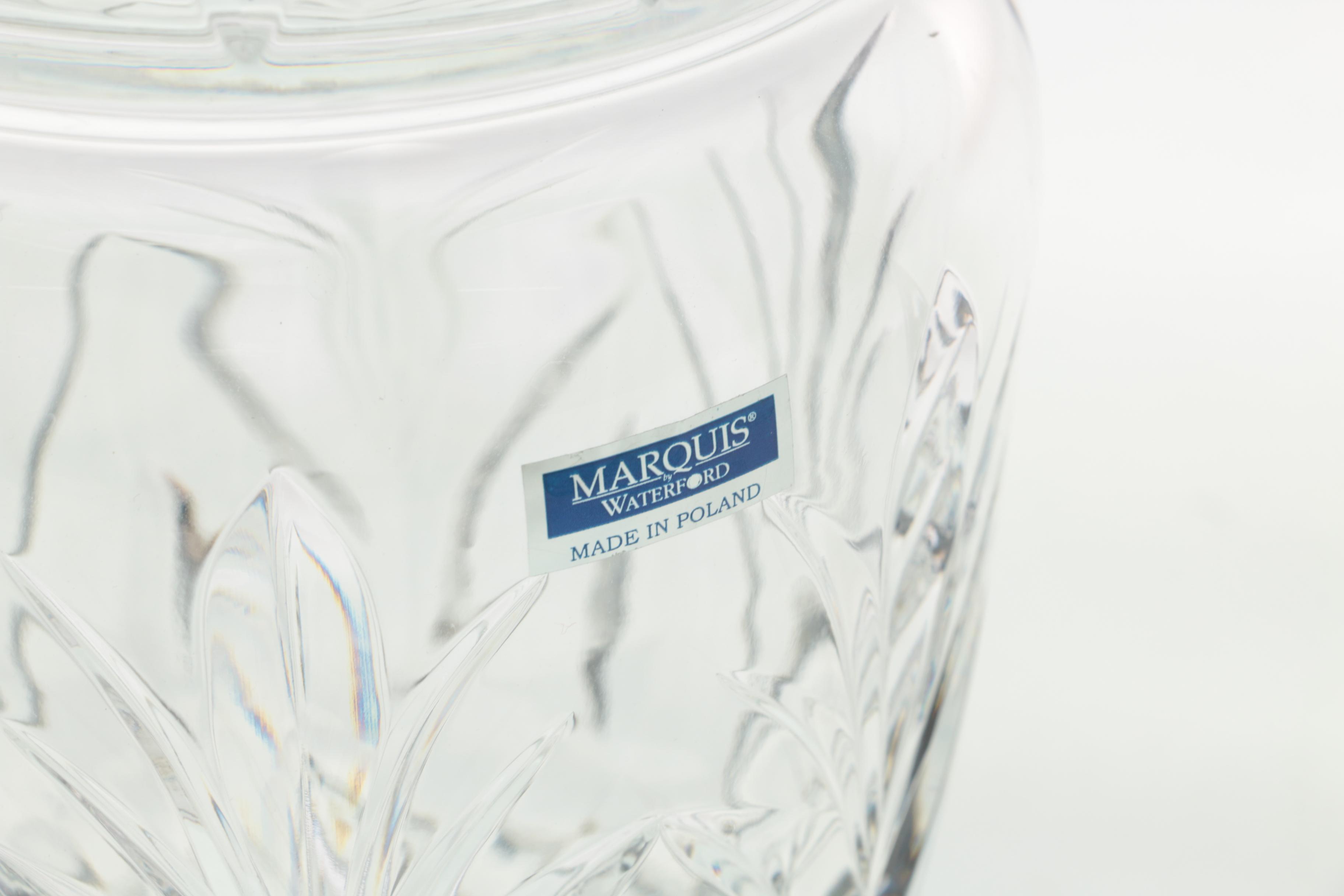 Marquis by Waterford Crystal "Canterbury" Biscuit Barrel
