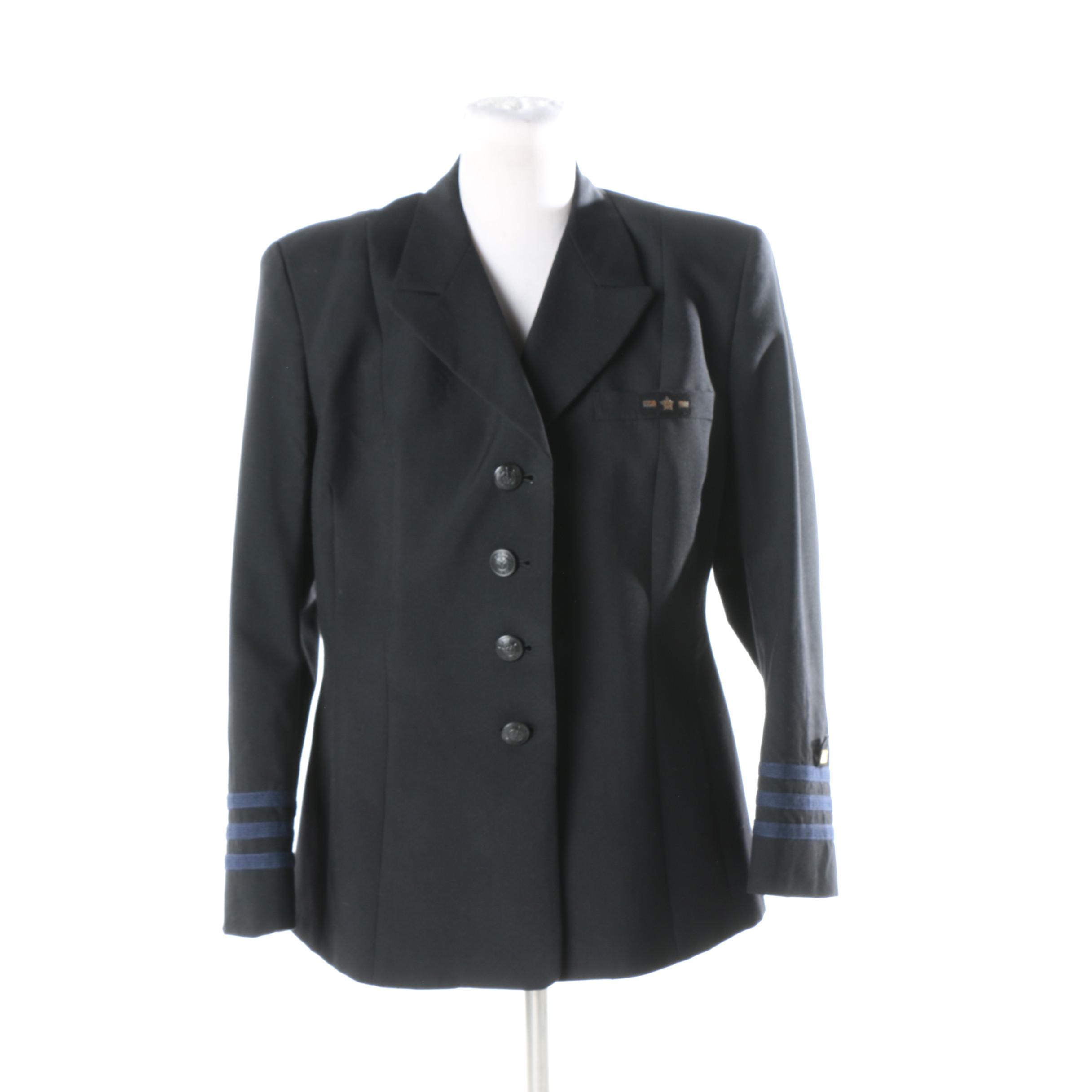 Women's Military Naval Captain's Blazer