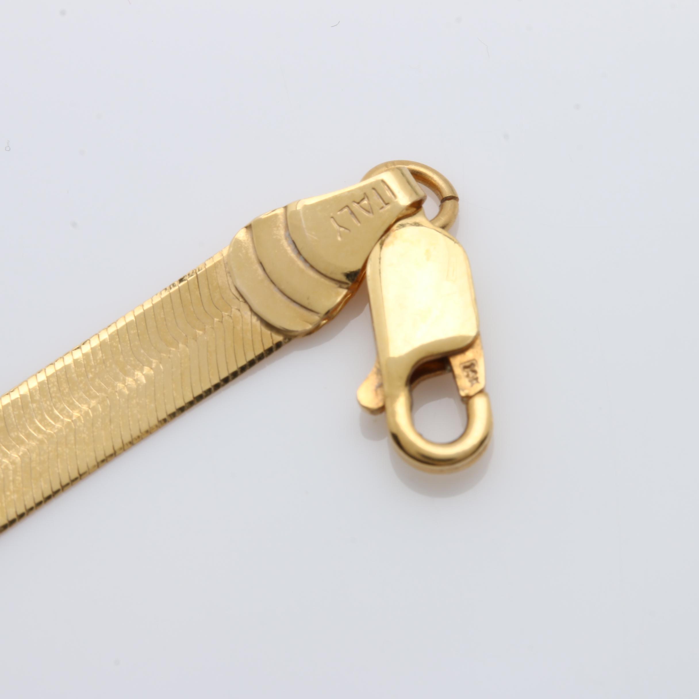 14K Yellow Gold Necklace Extender