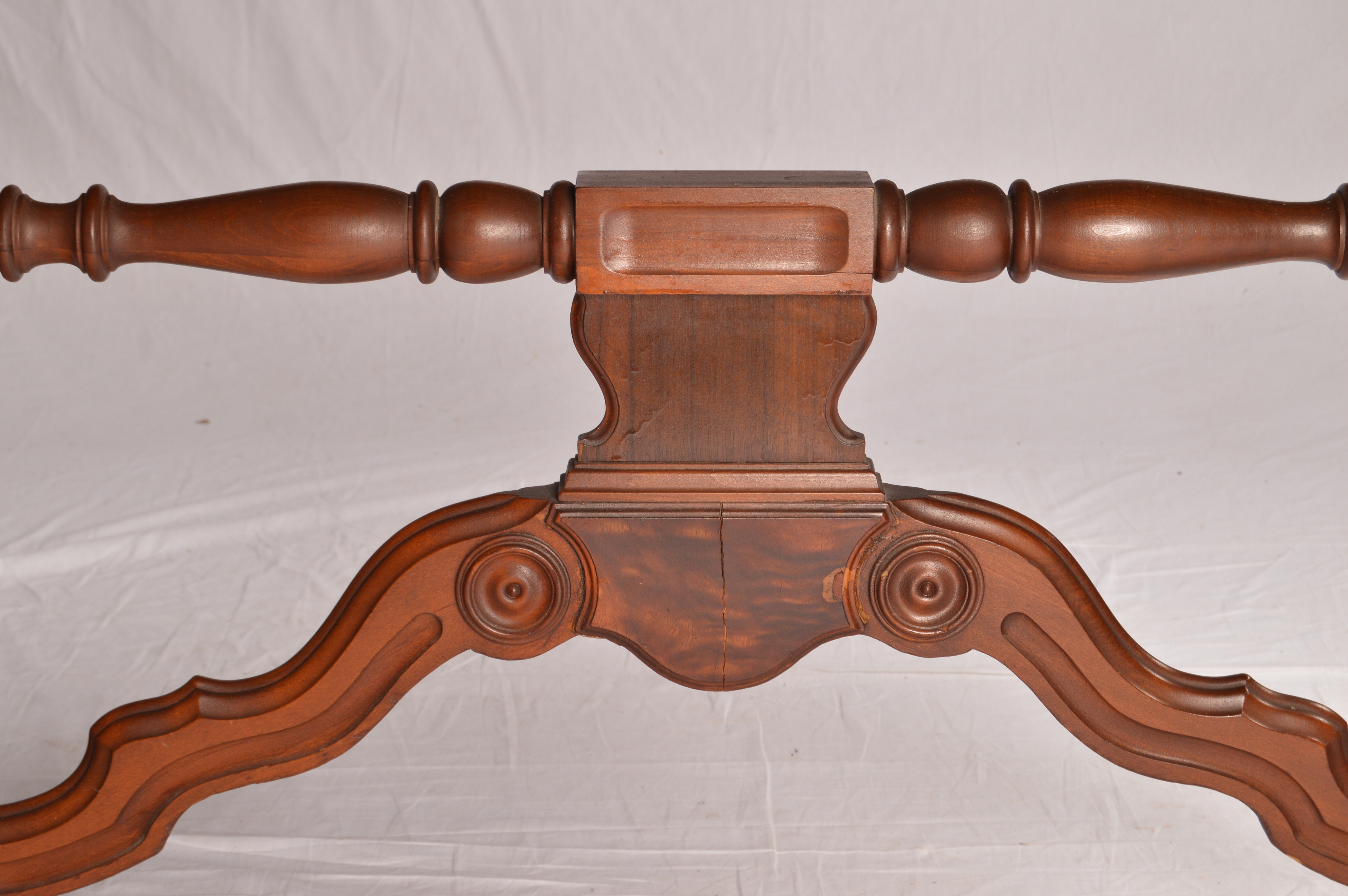 Vintage Jacobean Revival Style Walnut Dining Table