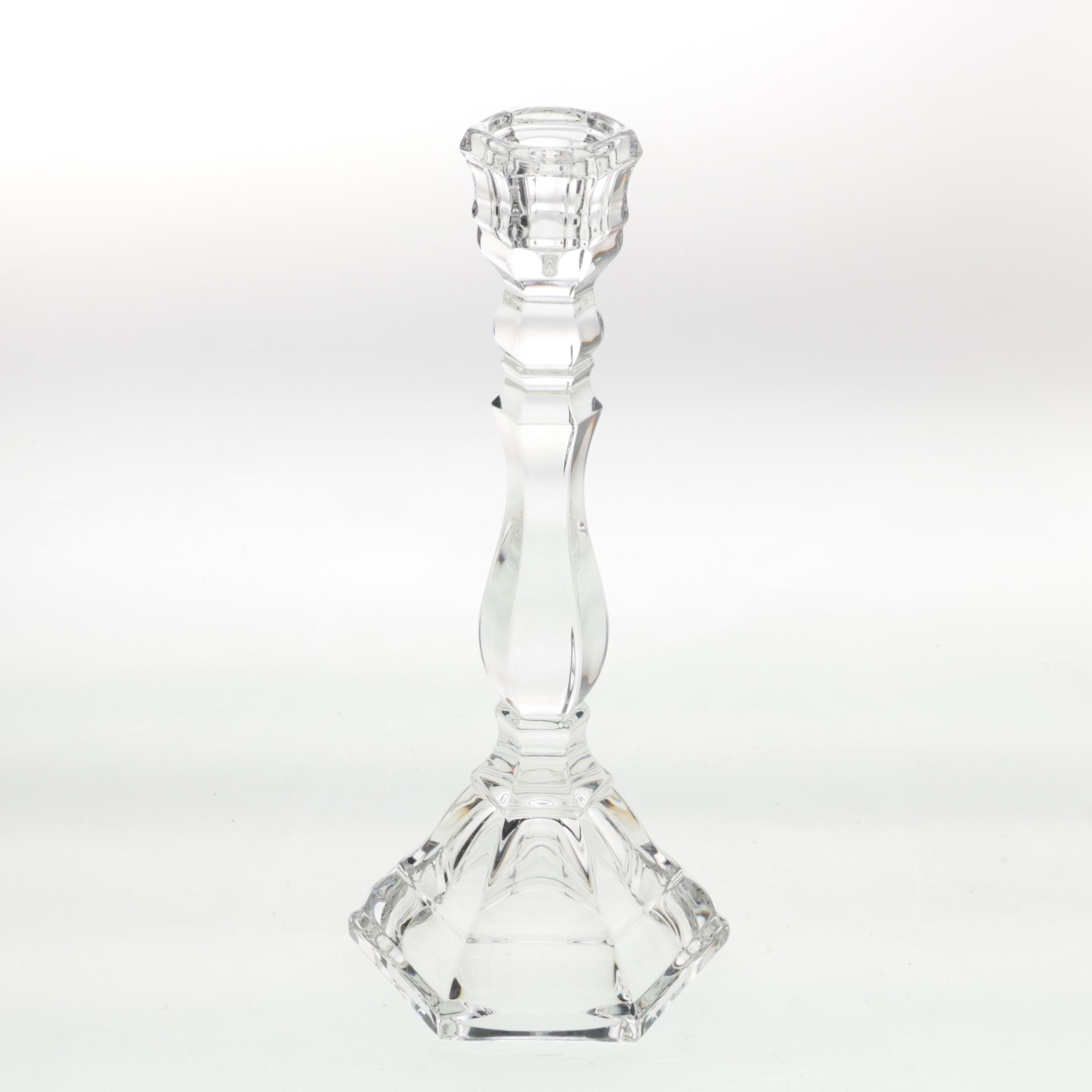 Tiffany & Co. "Hampton" Crystal Candlestick
