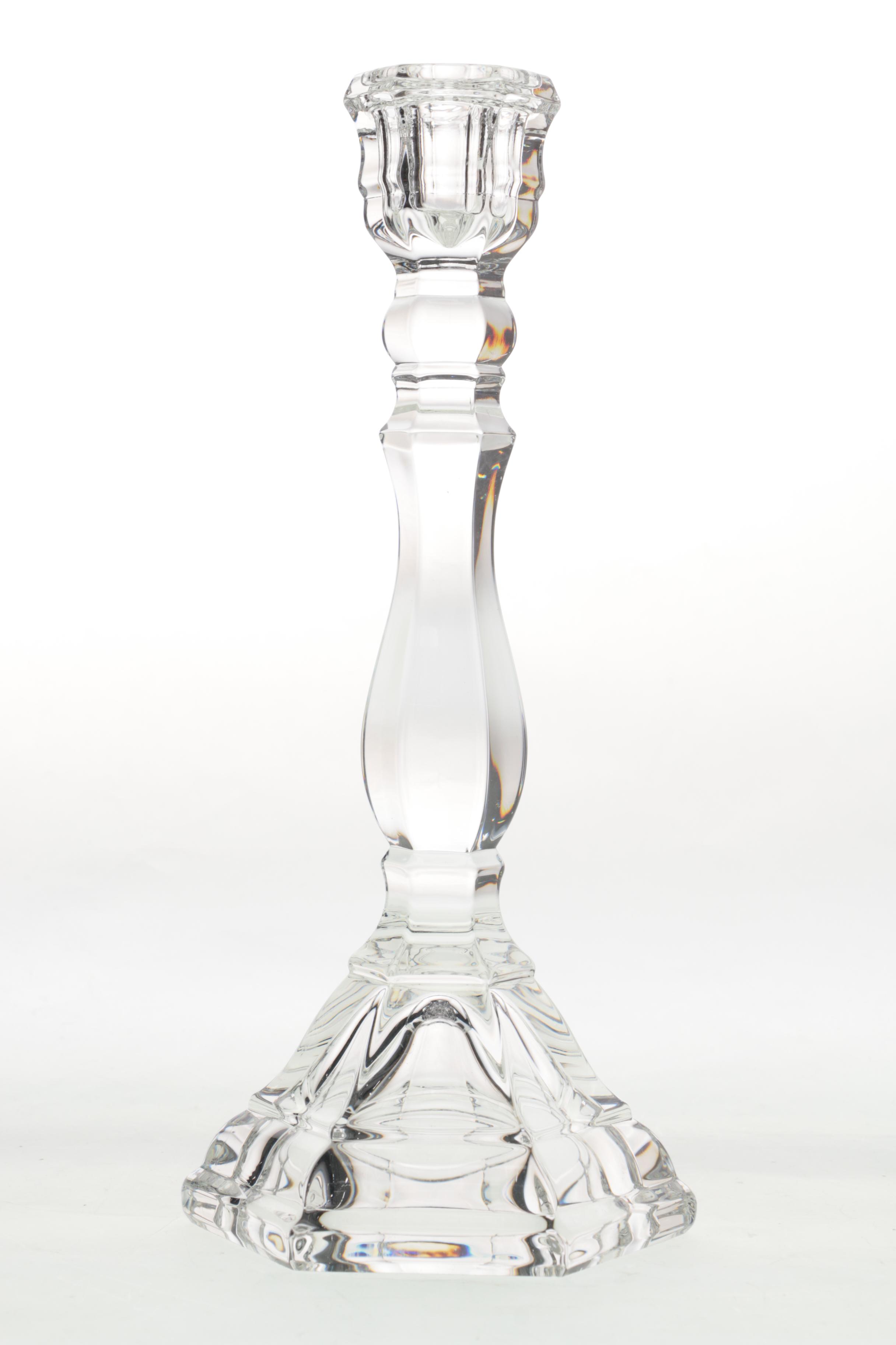 Tiffany & Co. "Hampton" Crystal Candlestick