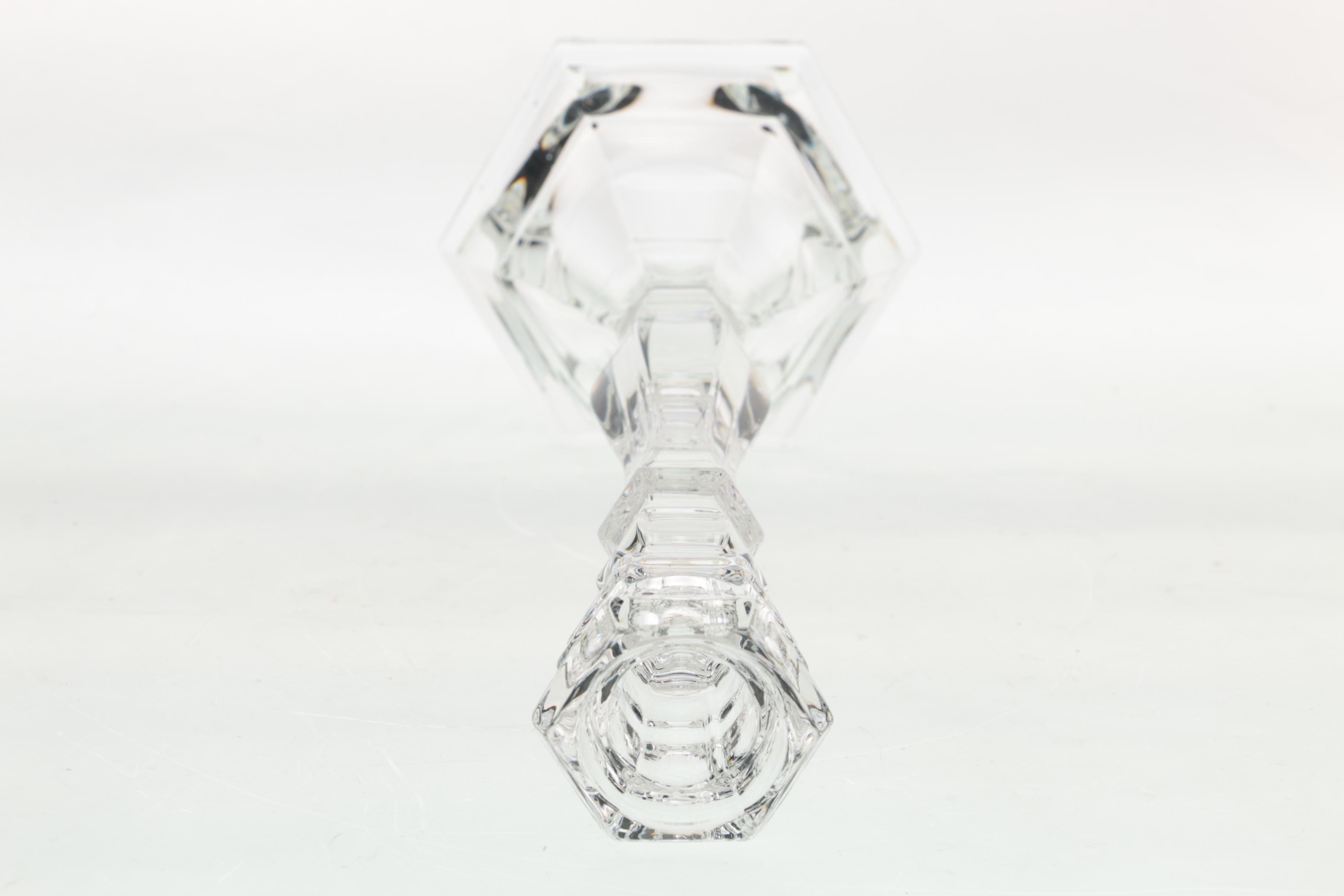 Tiffany & Co. "Hampton" Crystal Candlestick