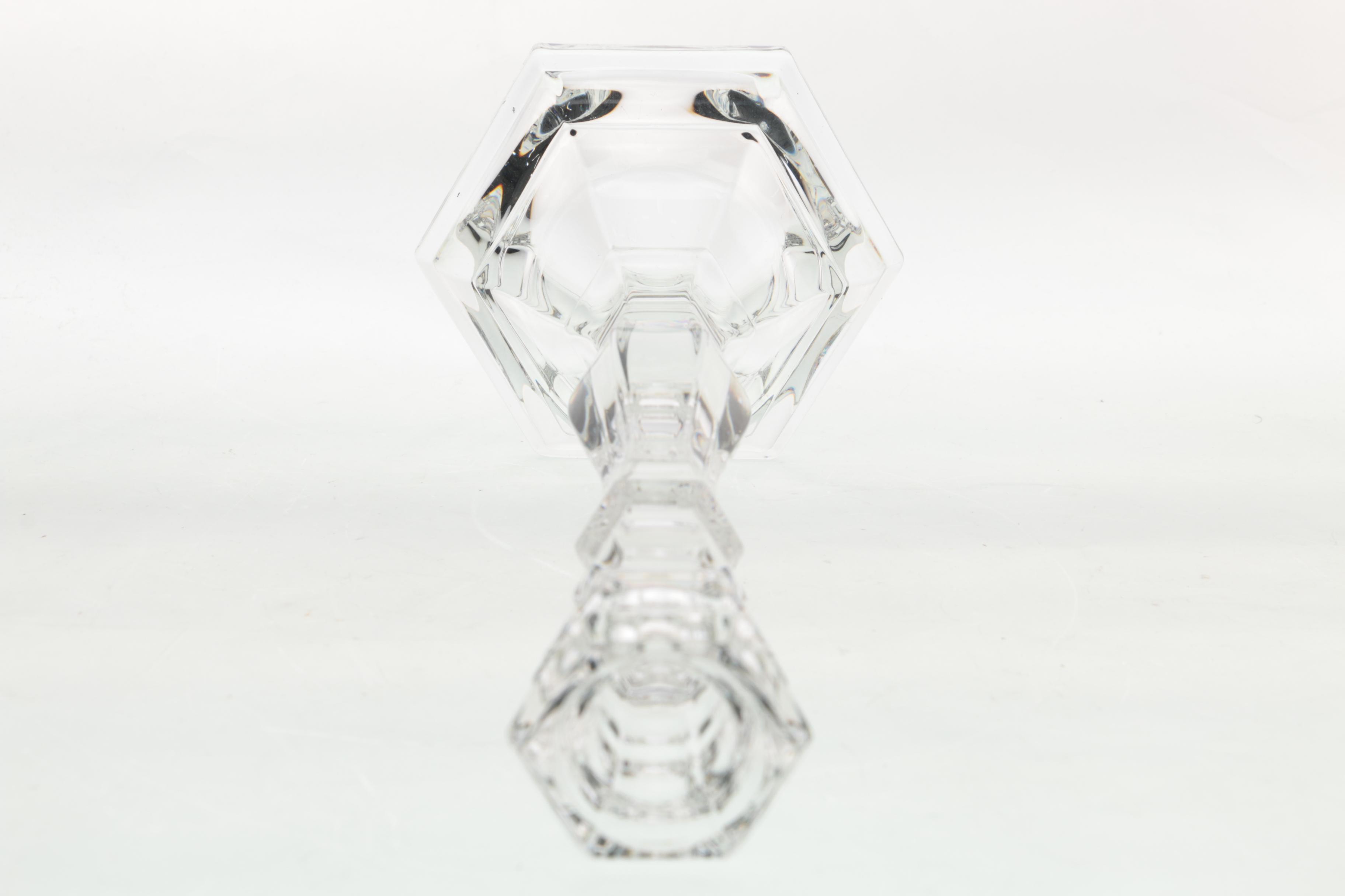 Tiffany & Co. "Hampton" Crystal Candlestick
