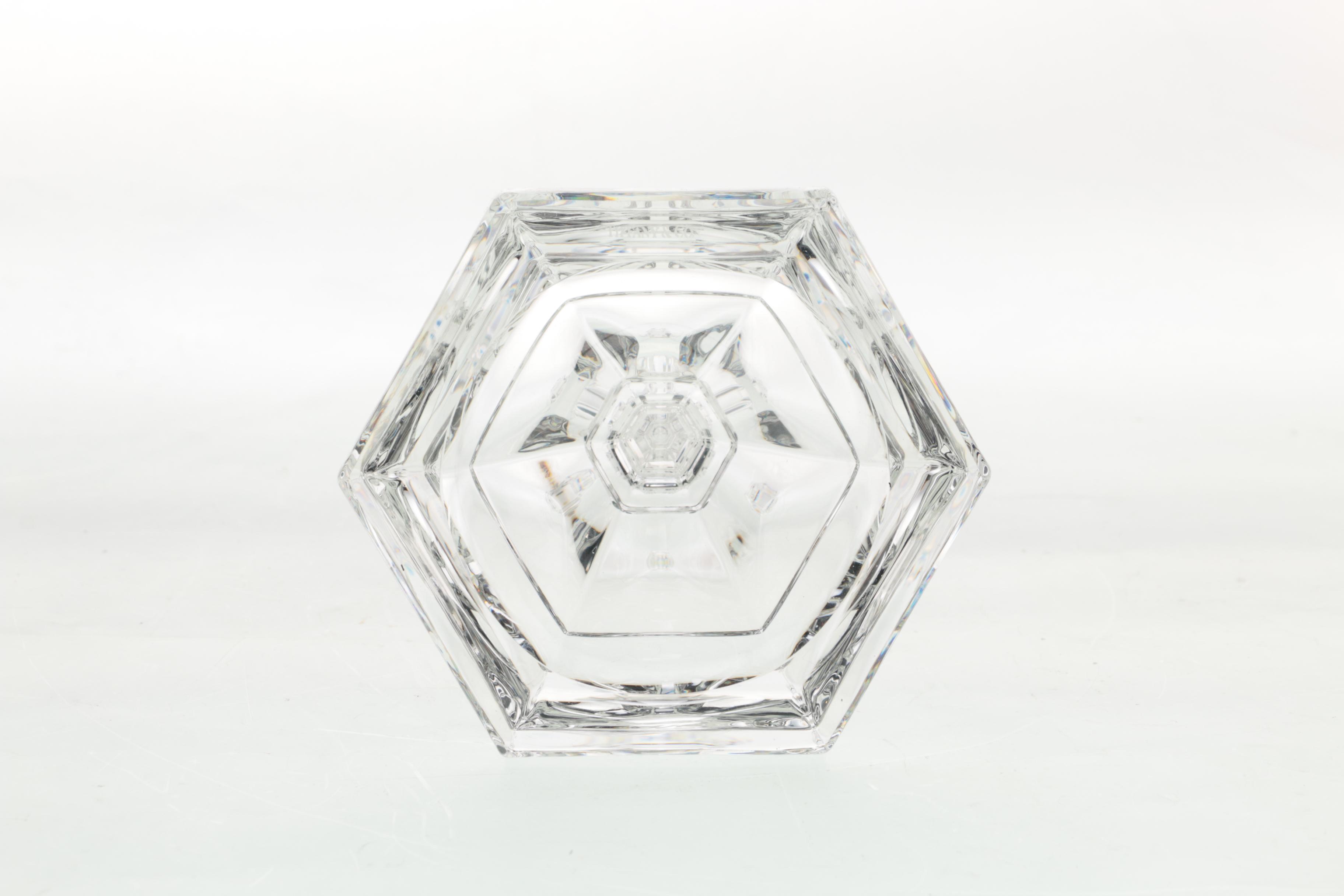 Tiffany & Co. "Hampton" Crystal Candlestick
