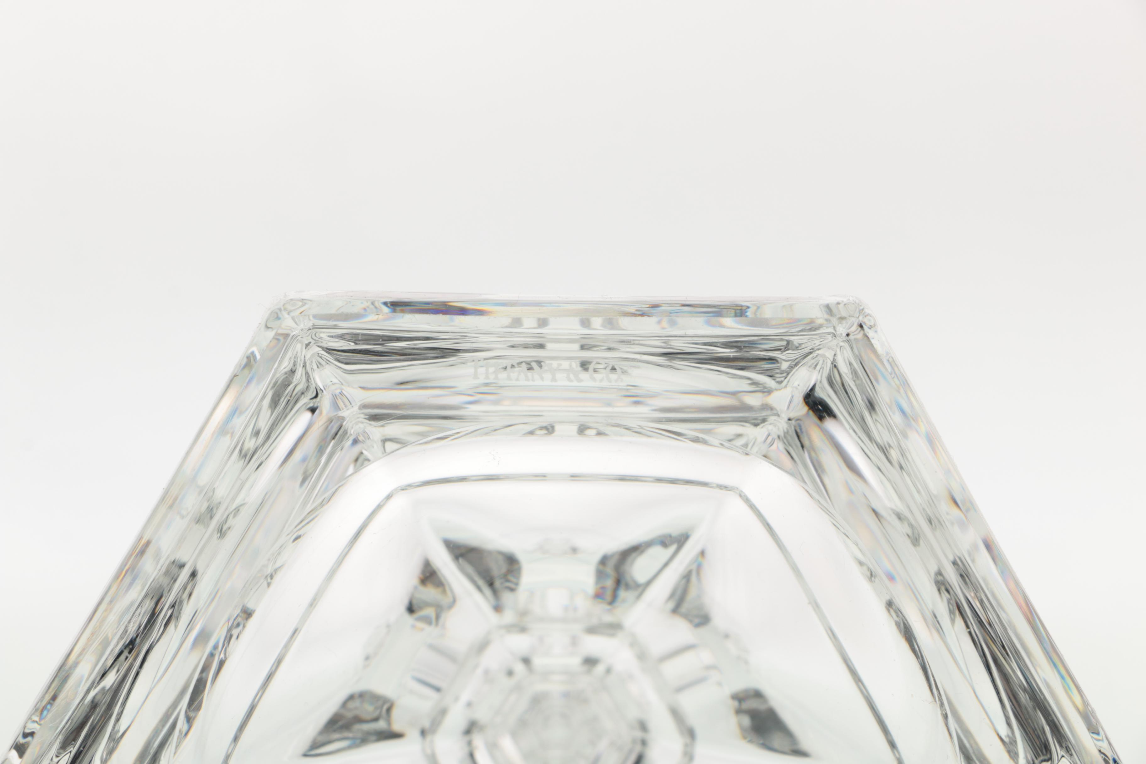 Tiffany & Co. "Hampton" Crystal Candlestick