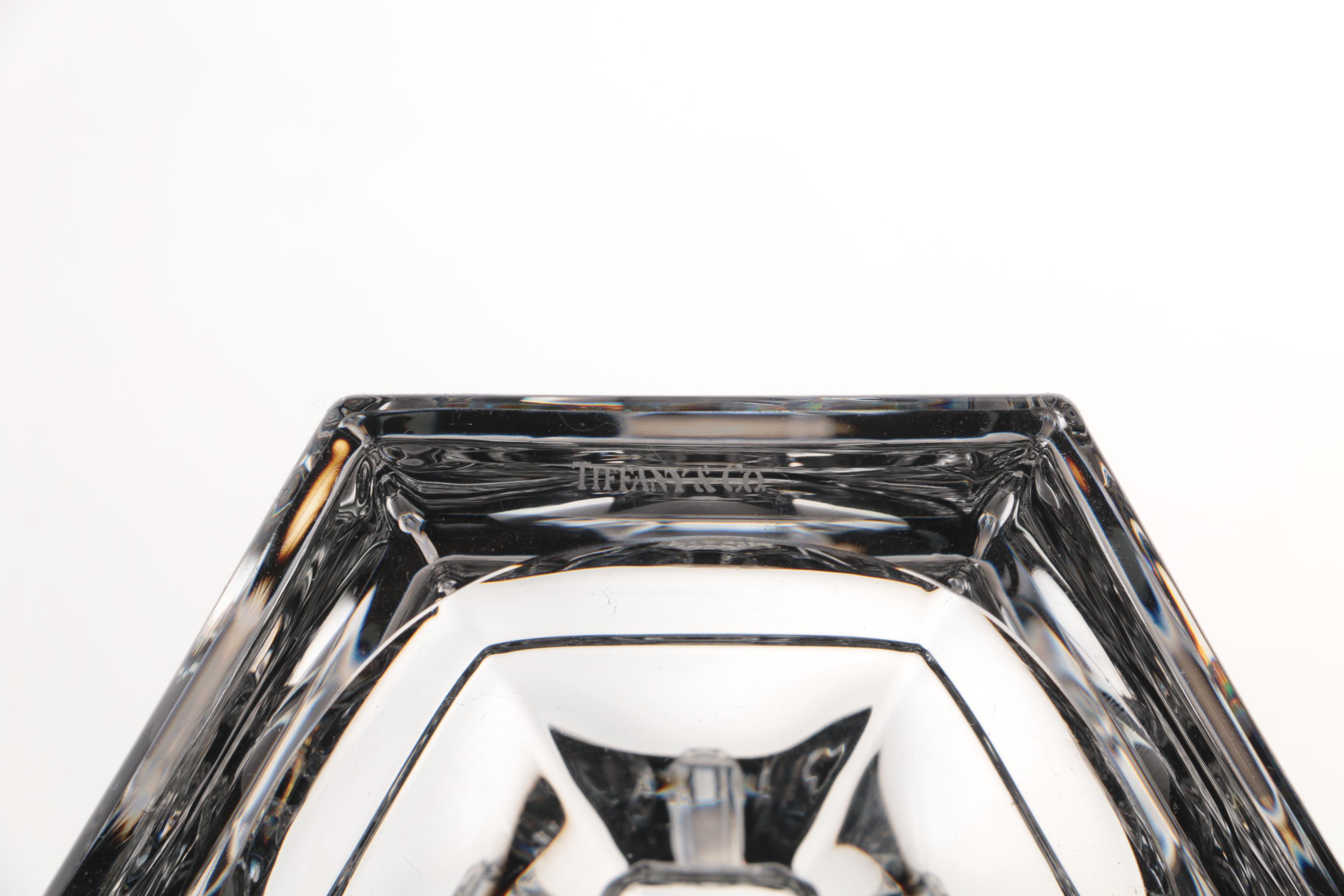 Tiffany & Co. "Hampton" Crystal Candlestick